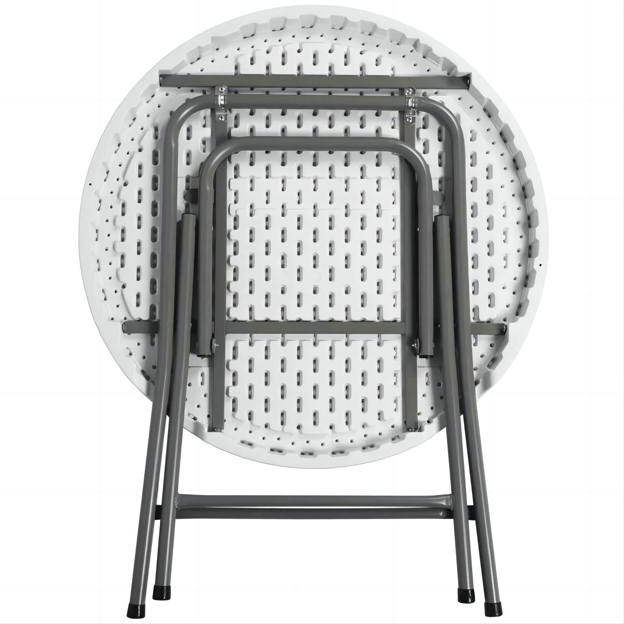 32in Circular Portable Folding Table