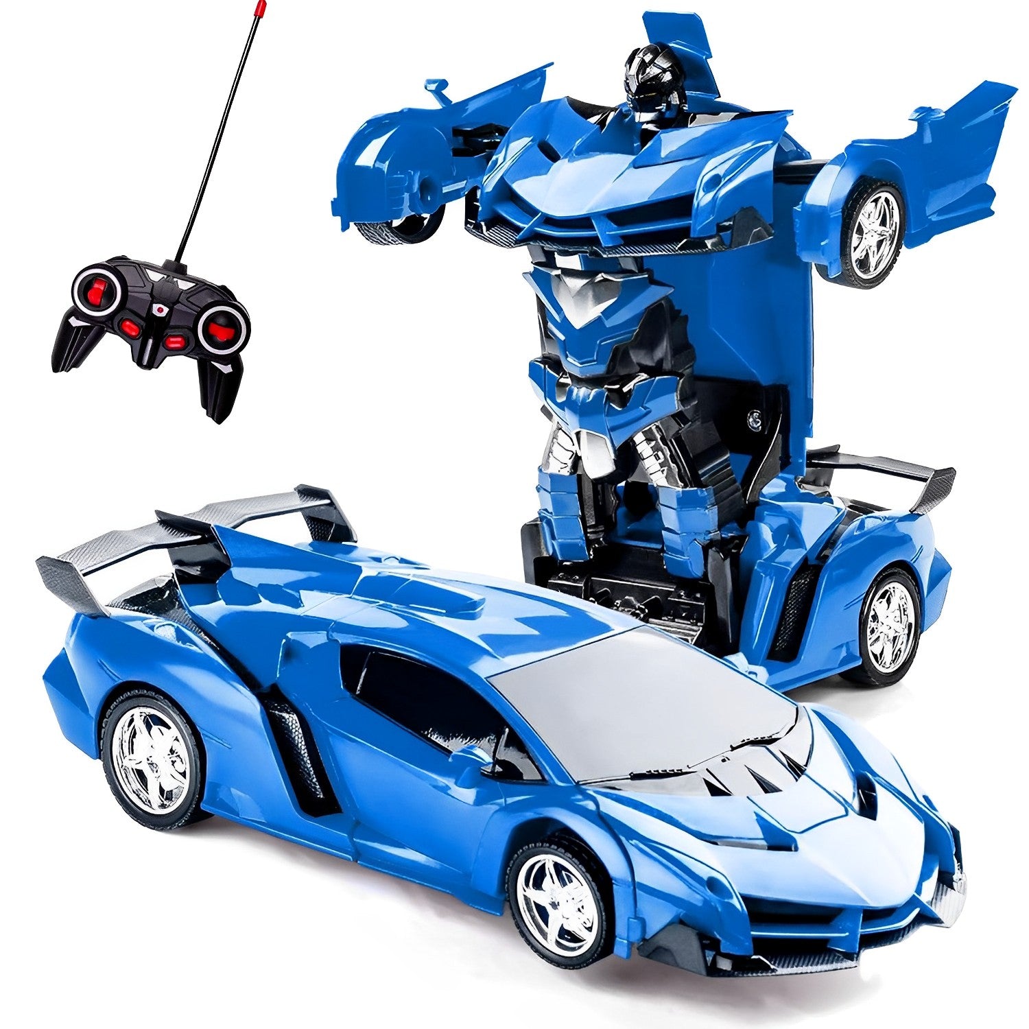 1/18 Scale 2-in-1 Transforming Sports Car Toys RC Car