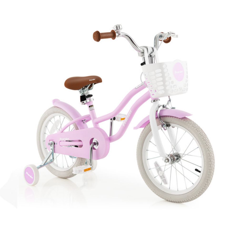 18 Inch Adjustable Kids Bike with 2 Brake System Ages 3-8