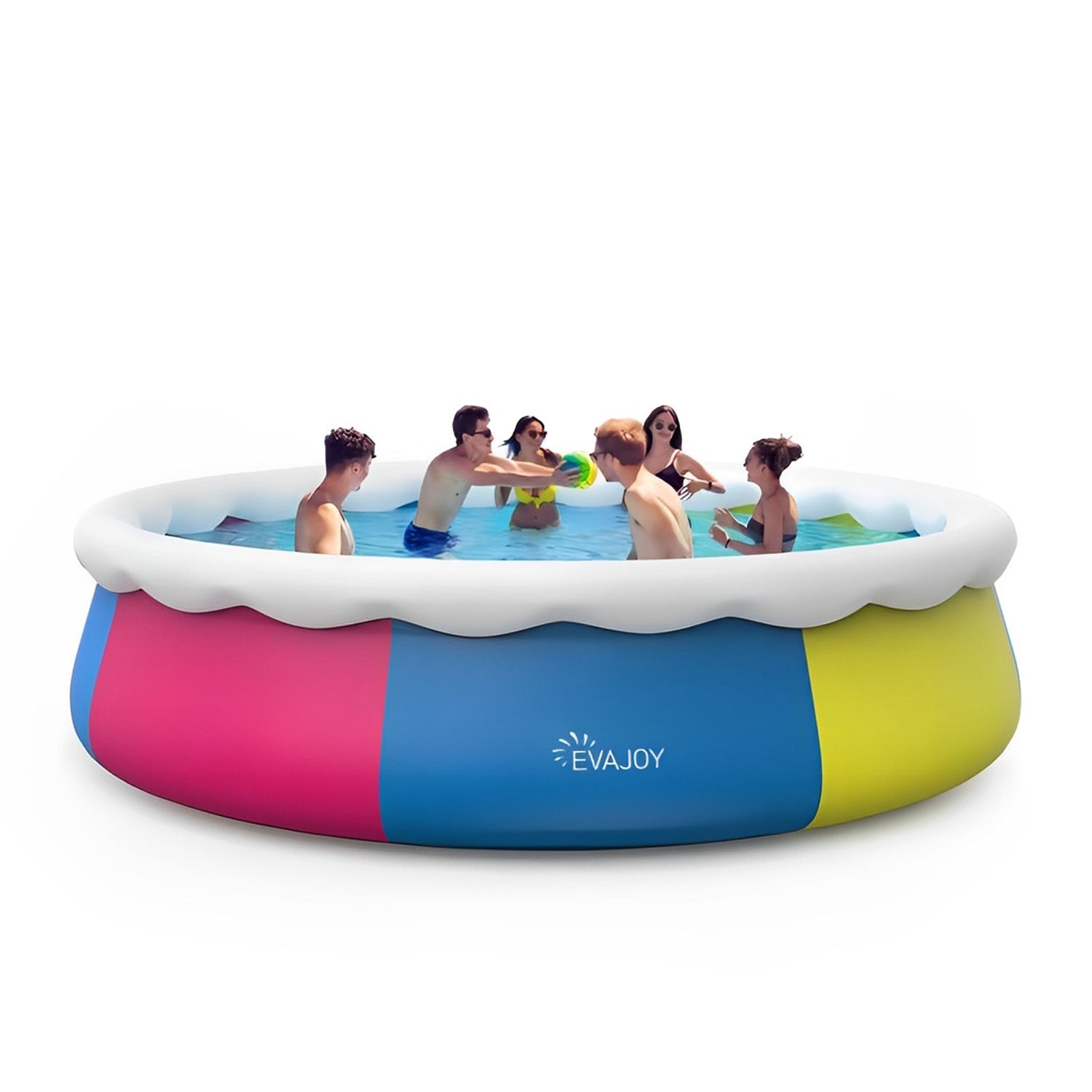 18ft x 48in Inflatable Swimming Pool Include Filter Pump, Ground Cloth and Cover