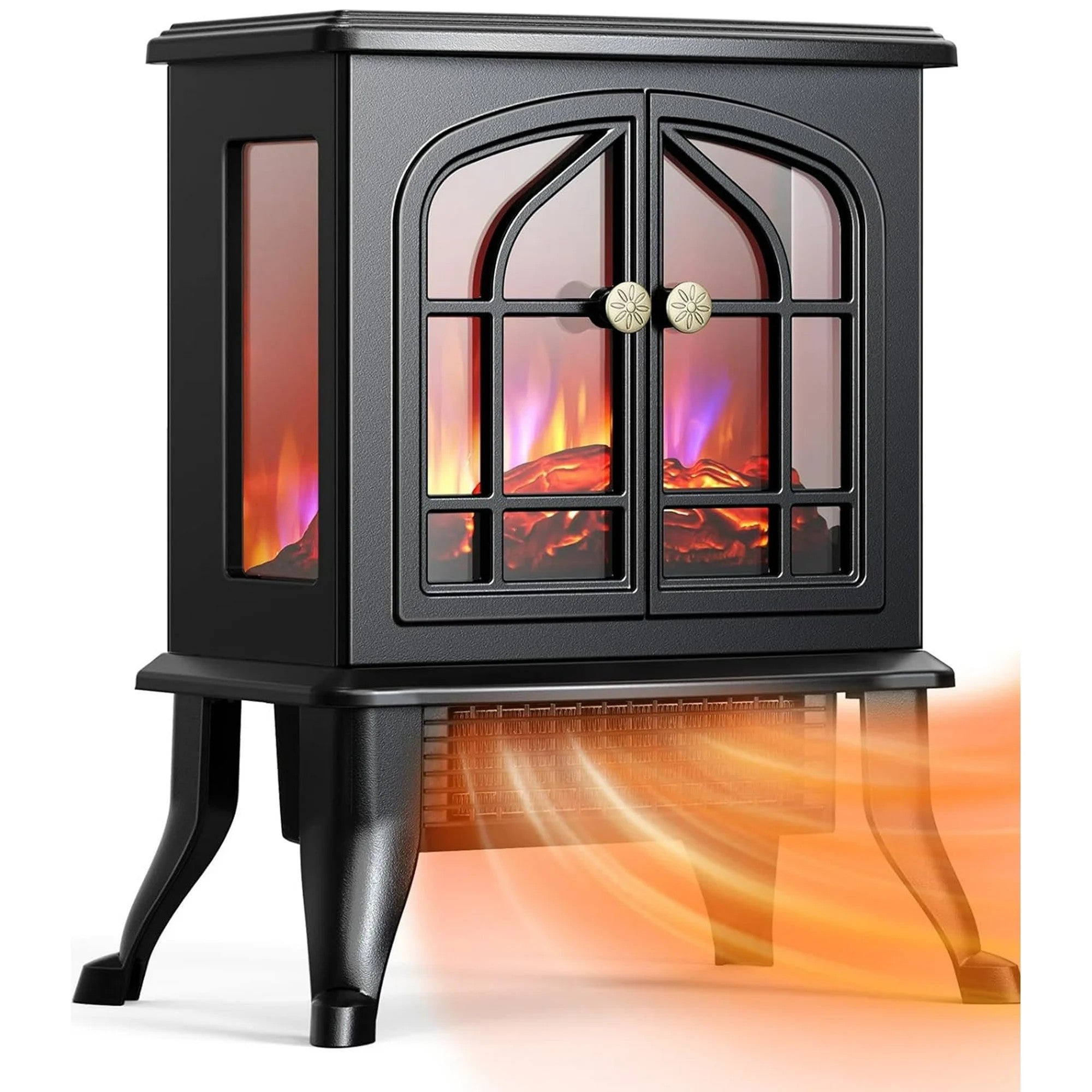 2000W Electric Infrared Quartz Fireplace Stove Heater Space Heater with 3D Flame Effect