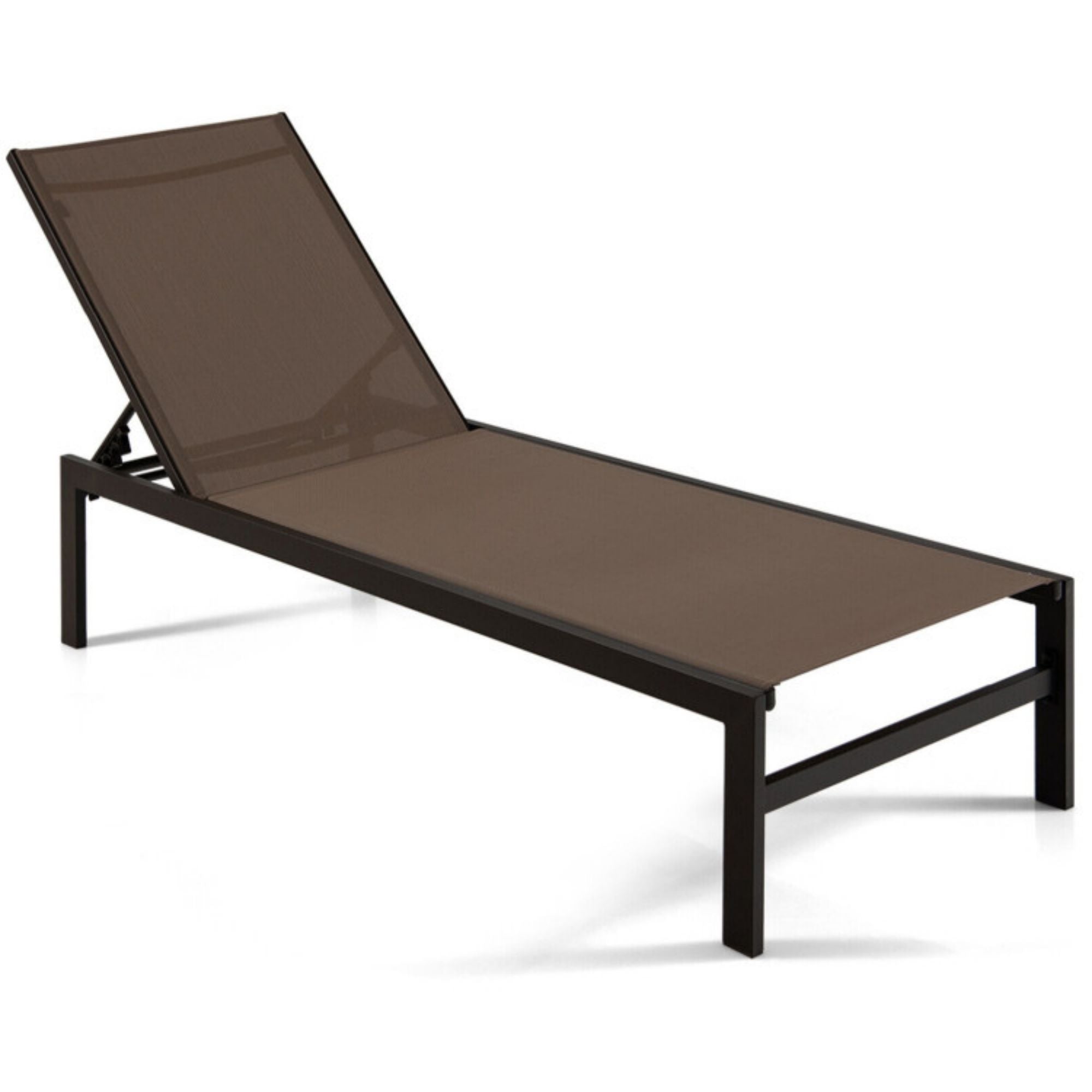 SUGIFT 6-Position Chaise Lounge Chairs with Rustproof Aluminium Frame