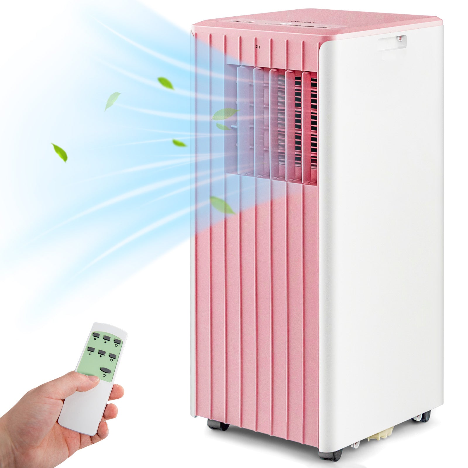 10000 BTU Portable Air Conditioner Cools 350 Sq.Ft with Dehumidifier