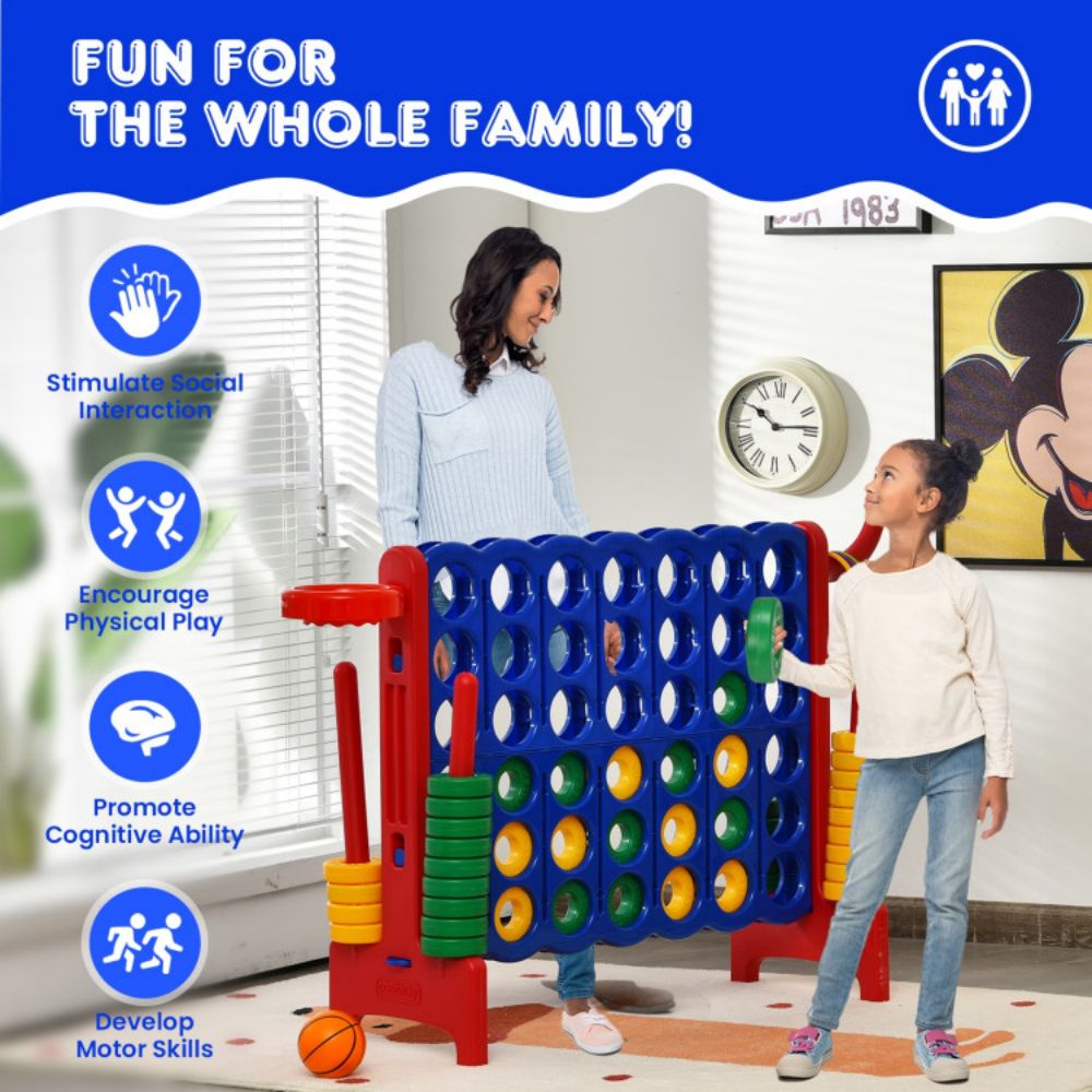 2.5 Feet 4-to-Score Giant Game Set