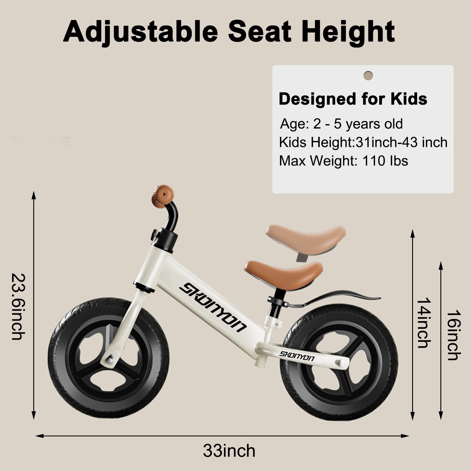 12in Kids' Balance Bike