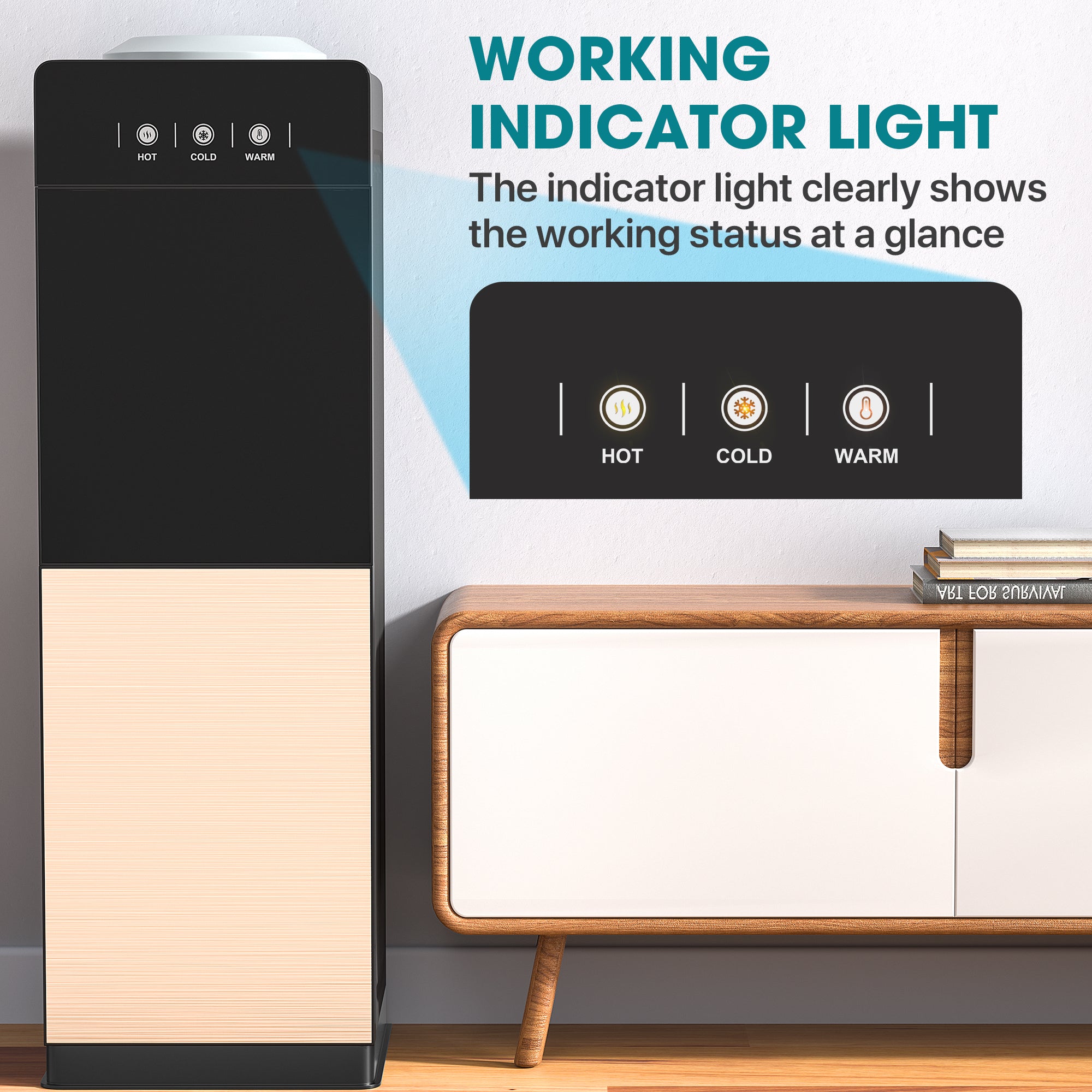 Top Load Hot and Cold Water Dispenser