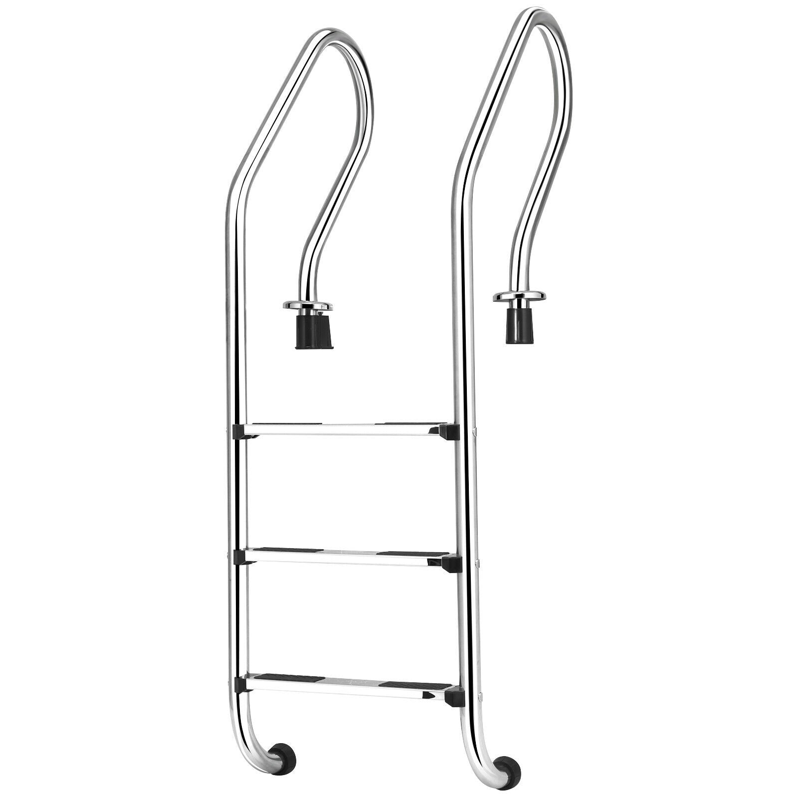 3-Step Stainless Steel Non-Slip Swimming Pool Ladder