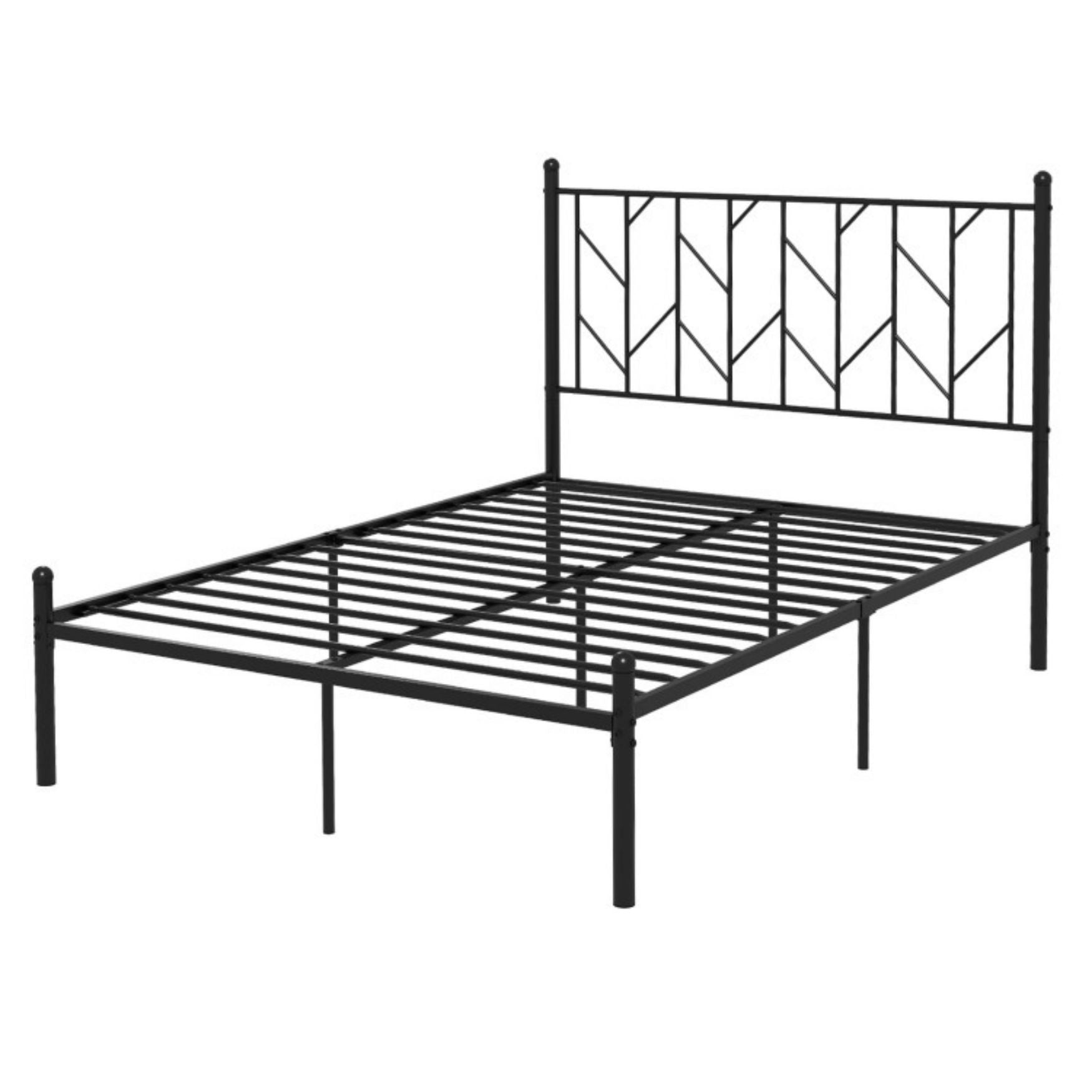 SUGIFT Twin/Full/Queen Size Platform Bed Frame with Sturdy Metal Slat Support