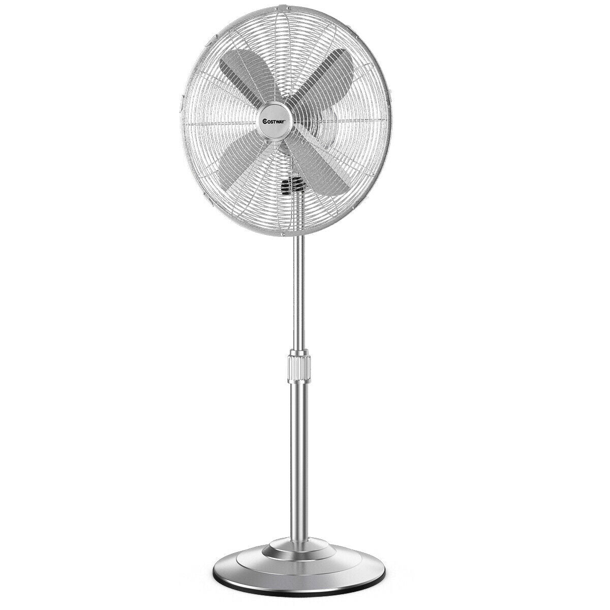 18 Inch Metal Adjustable Oscillating Pedestal Fan