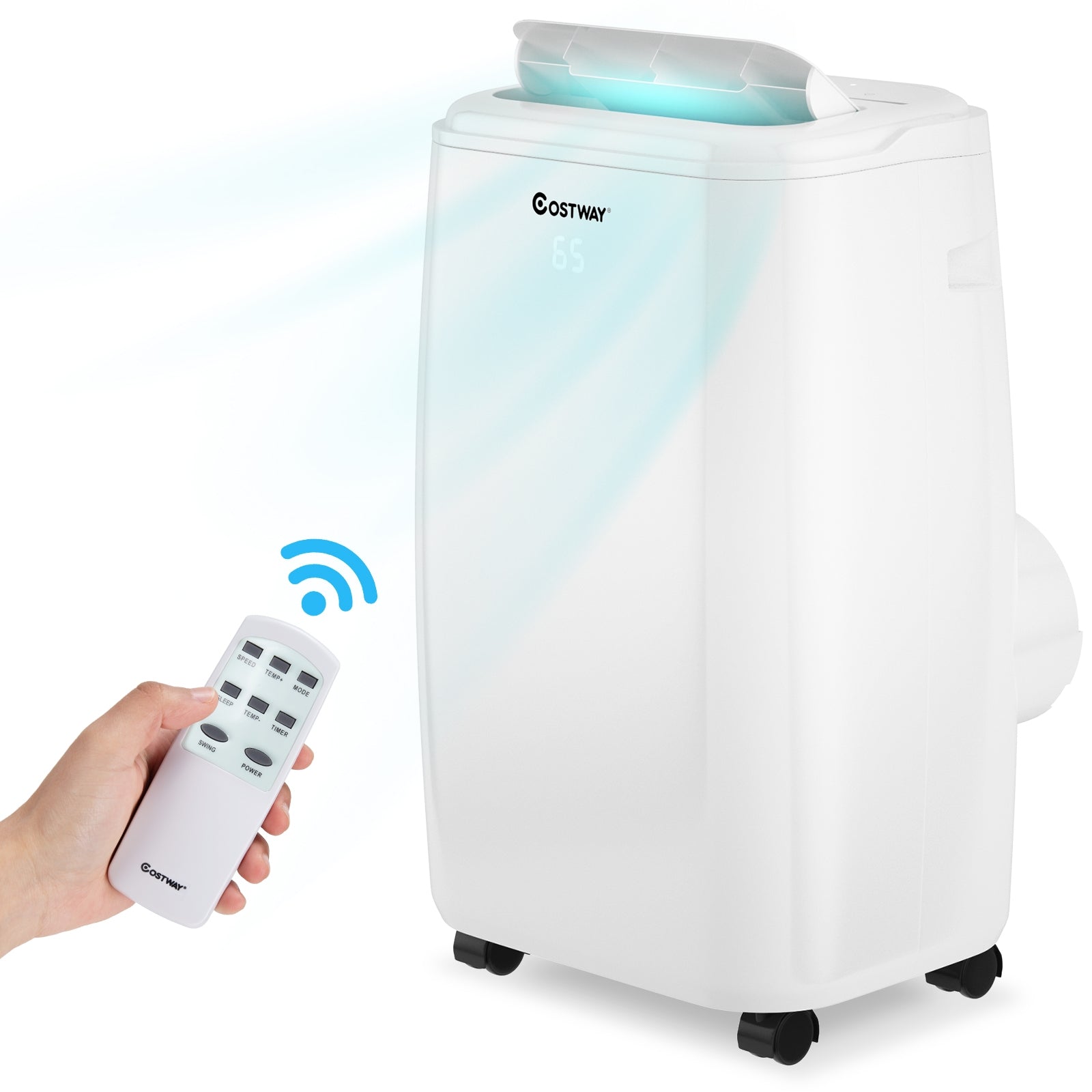12000 BTU Portable Air Conditioner Multifunctional Air Cooler with Remote
