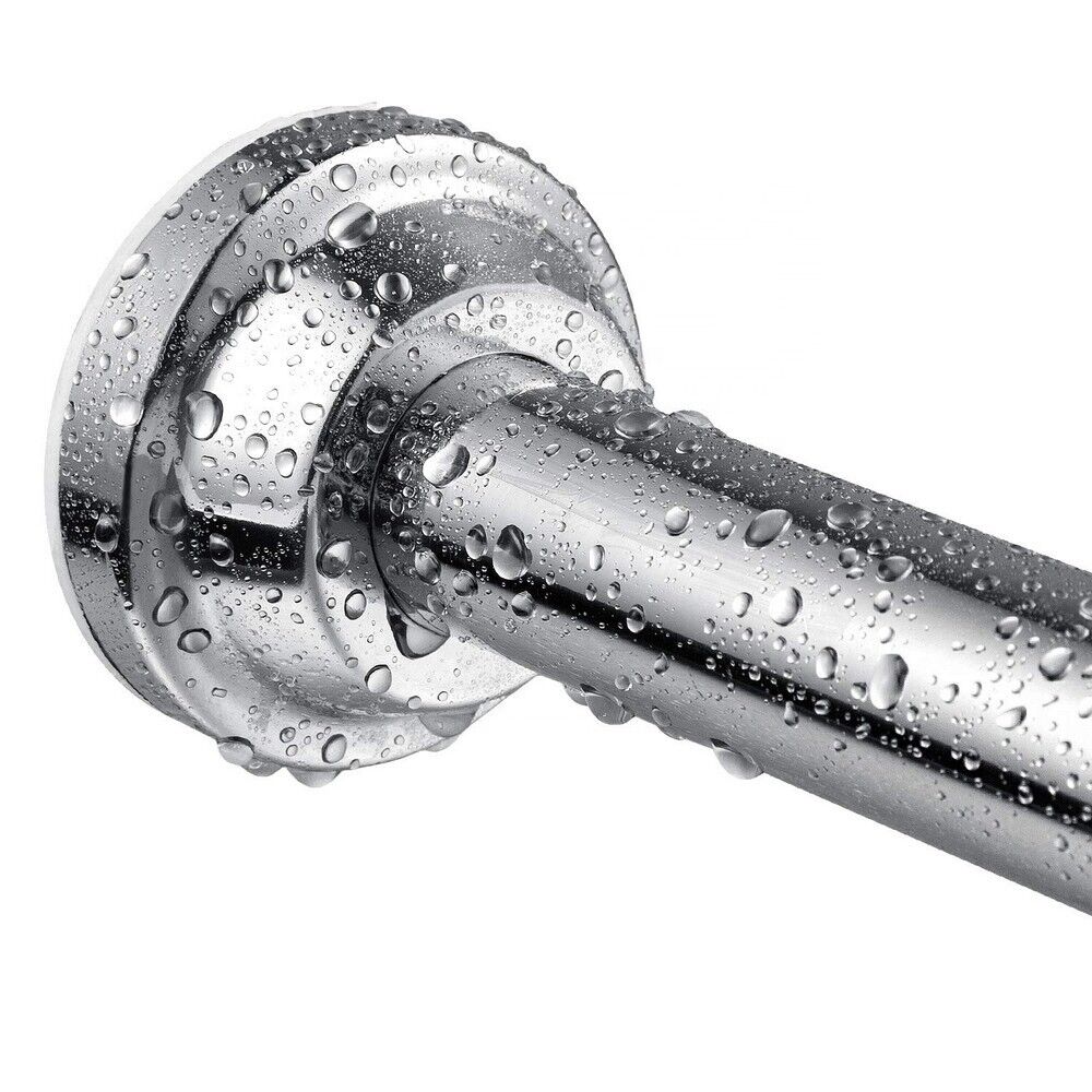 33-55in Adjustable Stainless Steel Tension Curtain Rod - No Drilling