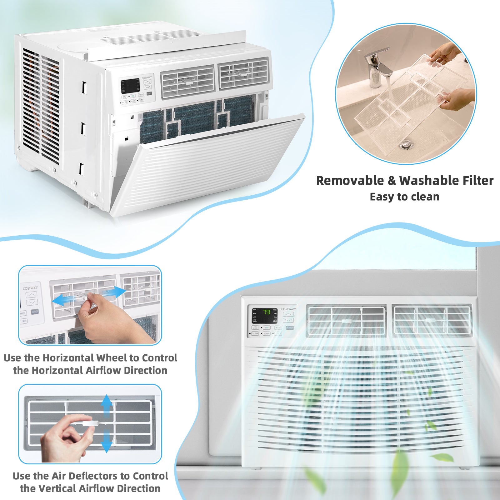SUGIFT 15000 BTU Window Air Conditioner