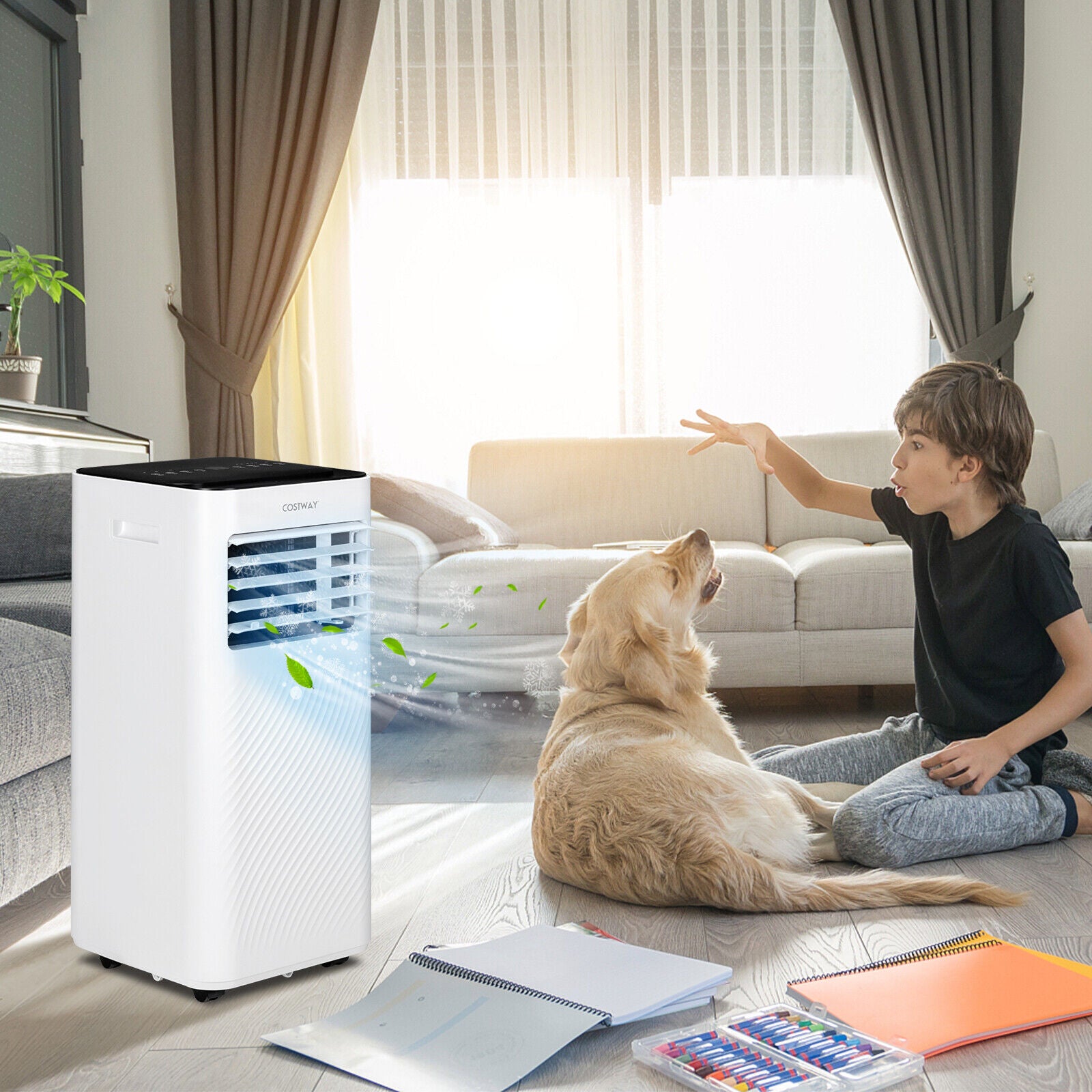 10000 BTU Portable Air Conditioner with 4 Modes