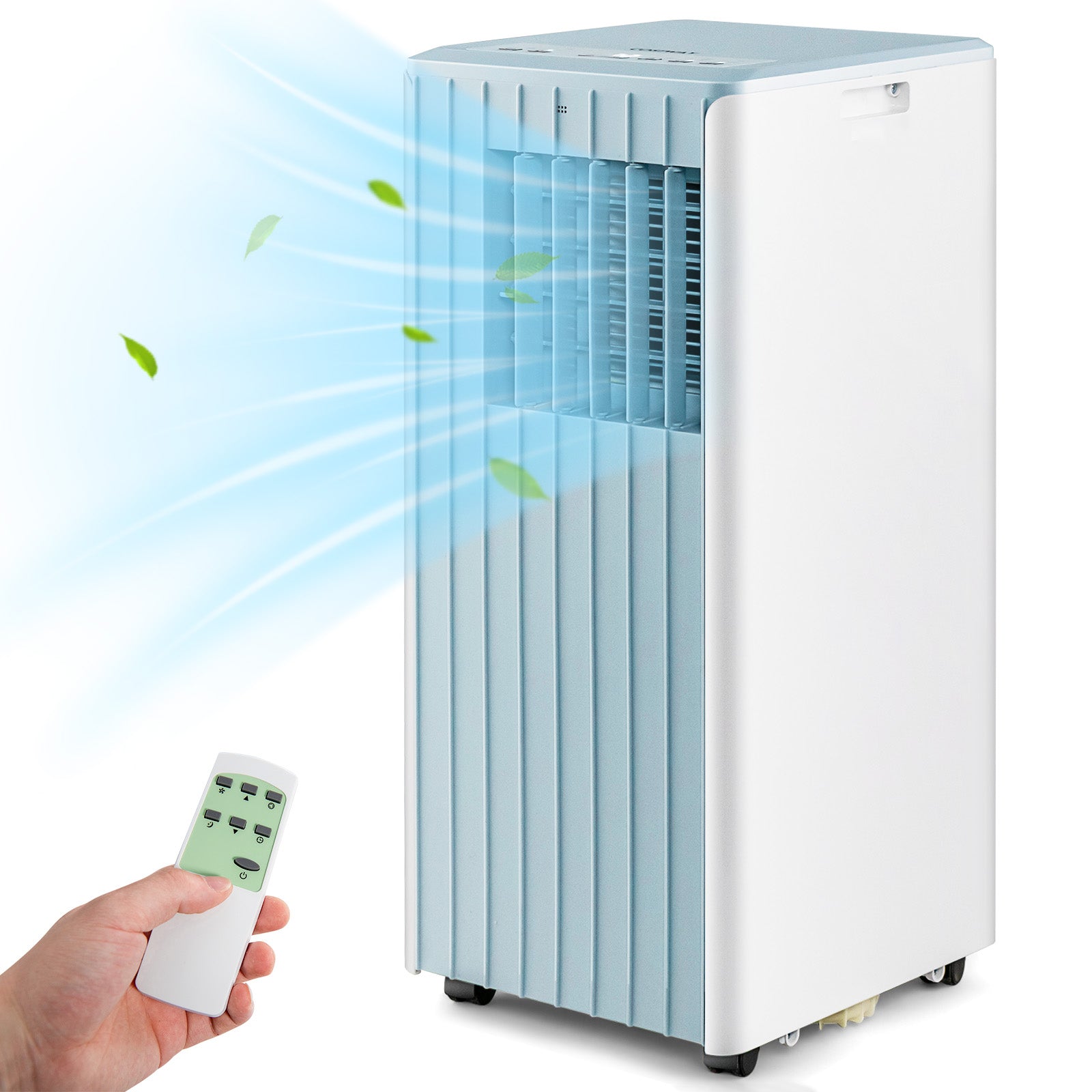 10000 BTU Portable Air Conditioner Cools 350 Sq.Ft with Dehumidifier
