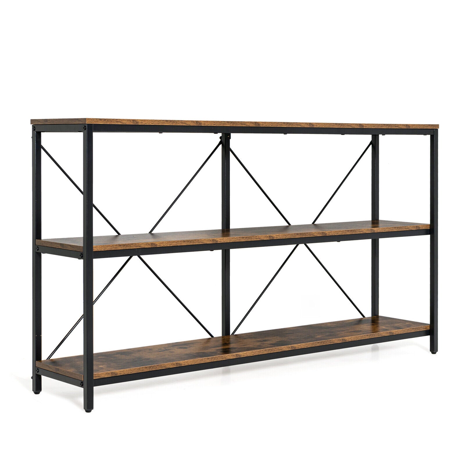 3-tier Console Table with Storage Shelves