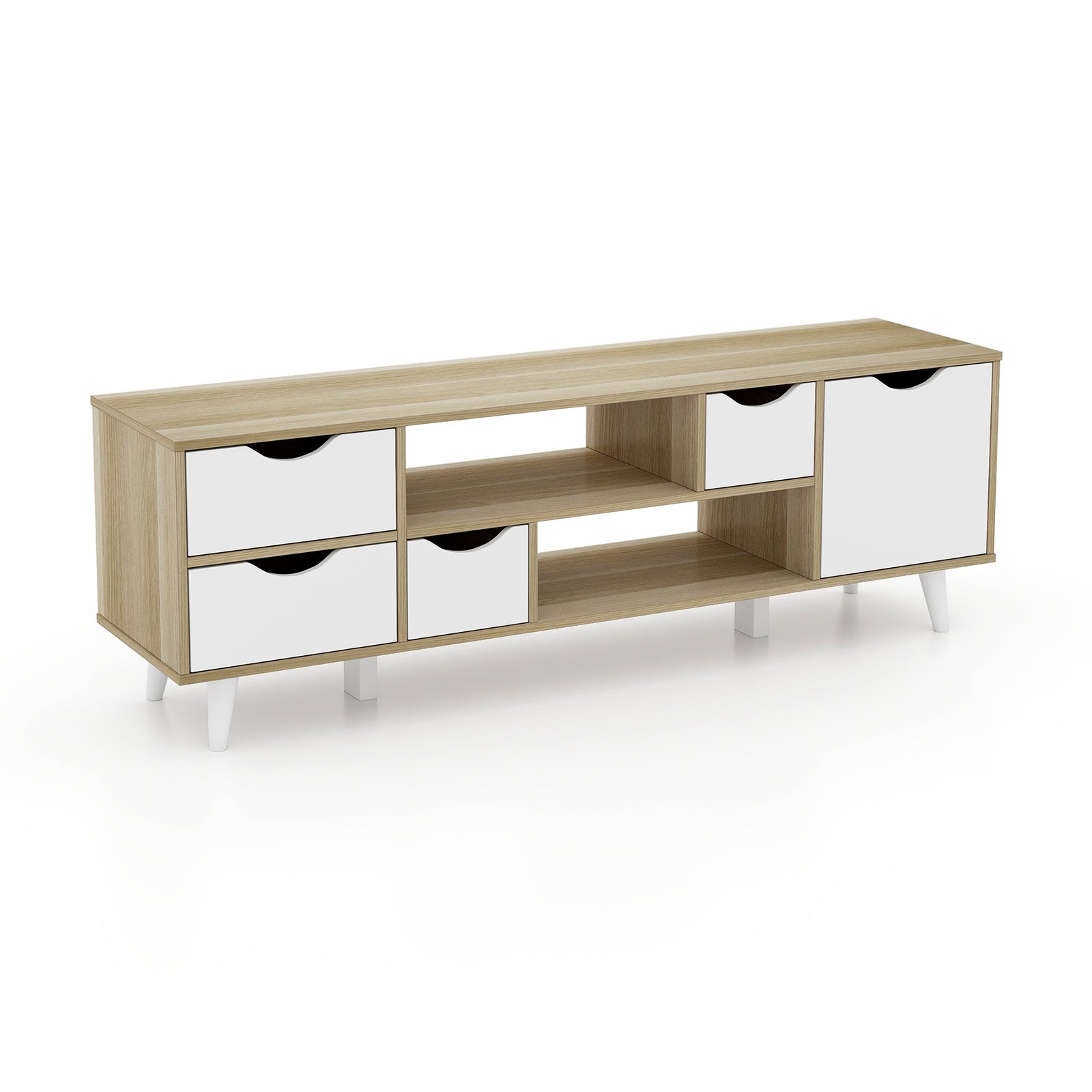 TV Stand for TVs up to 55 Inch Television Cabinet