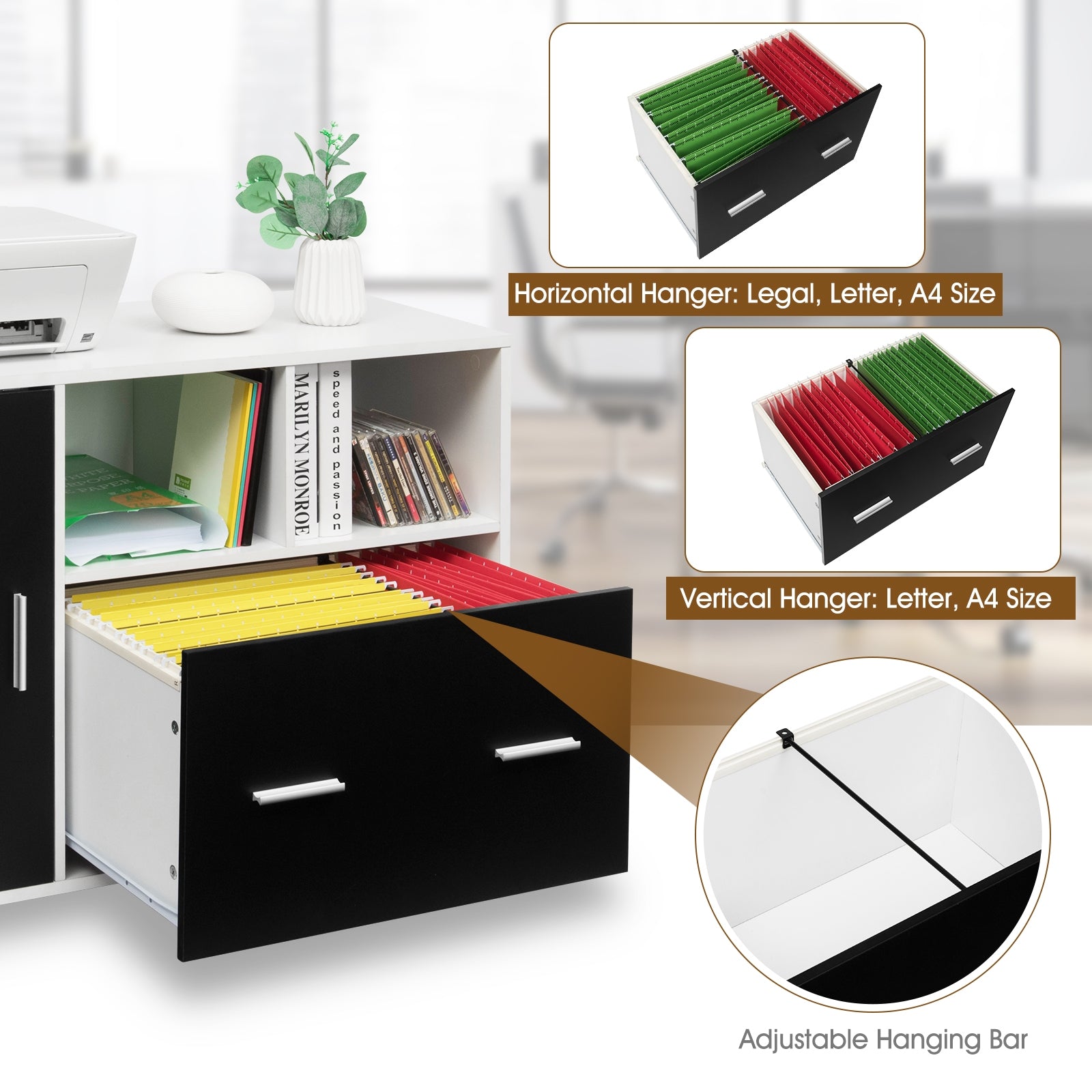Lateral Mobile File Storage Cabinet – SUGIFT