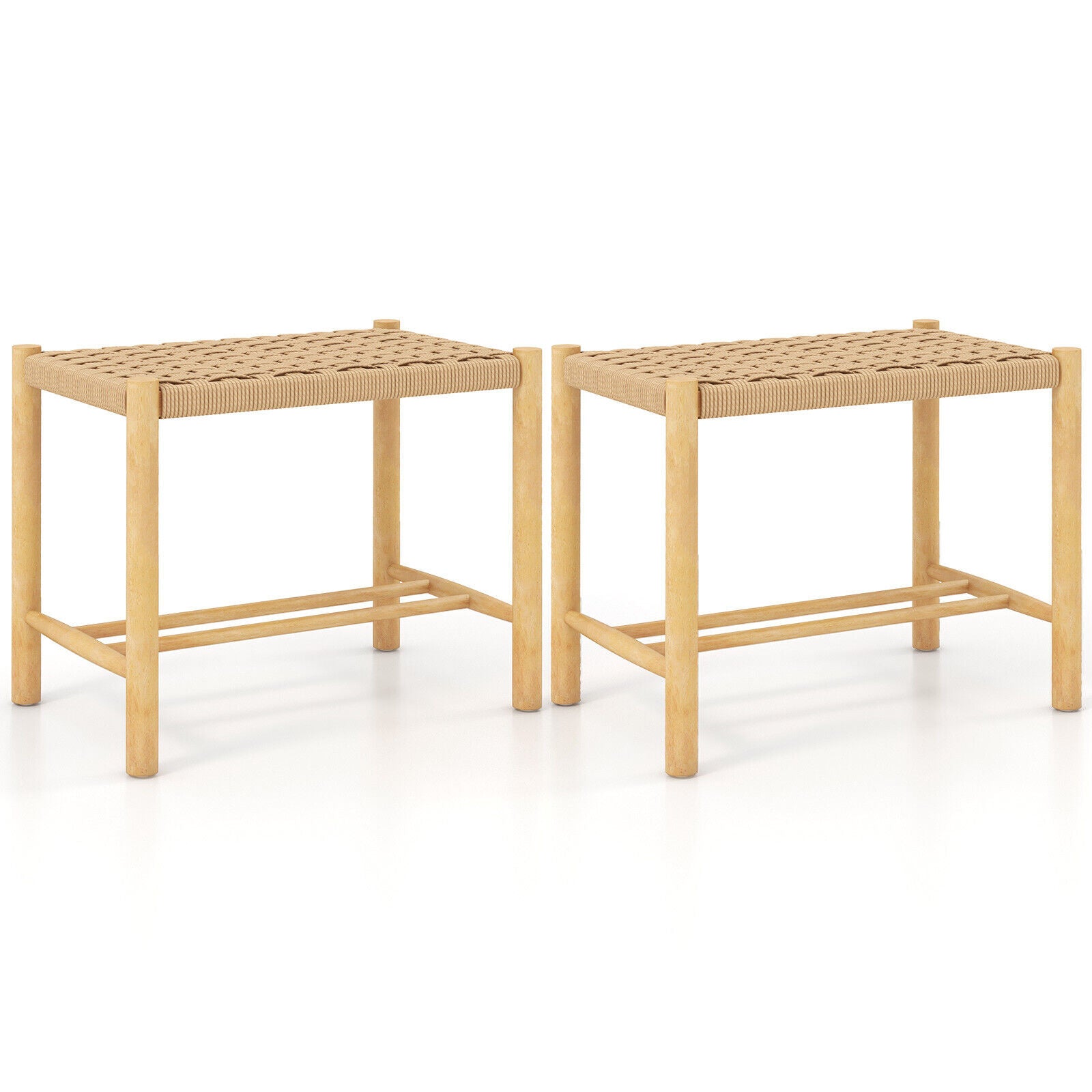 SUGIFT 18 Inch Dining Stool Set of 2