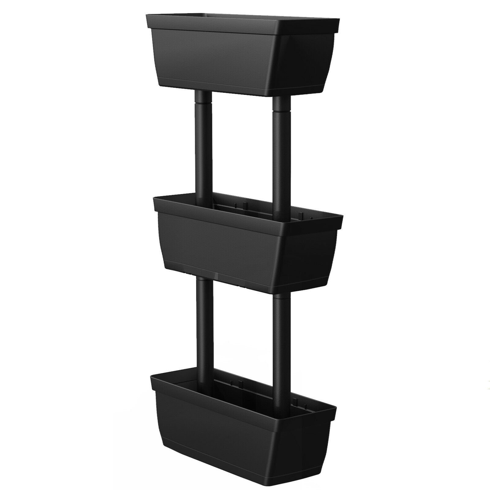 SUGIFT 3-Tier Freestanding Vertical Plant Stand for Gardening and Planting Use