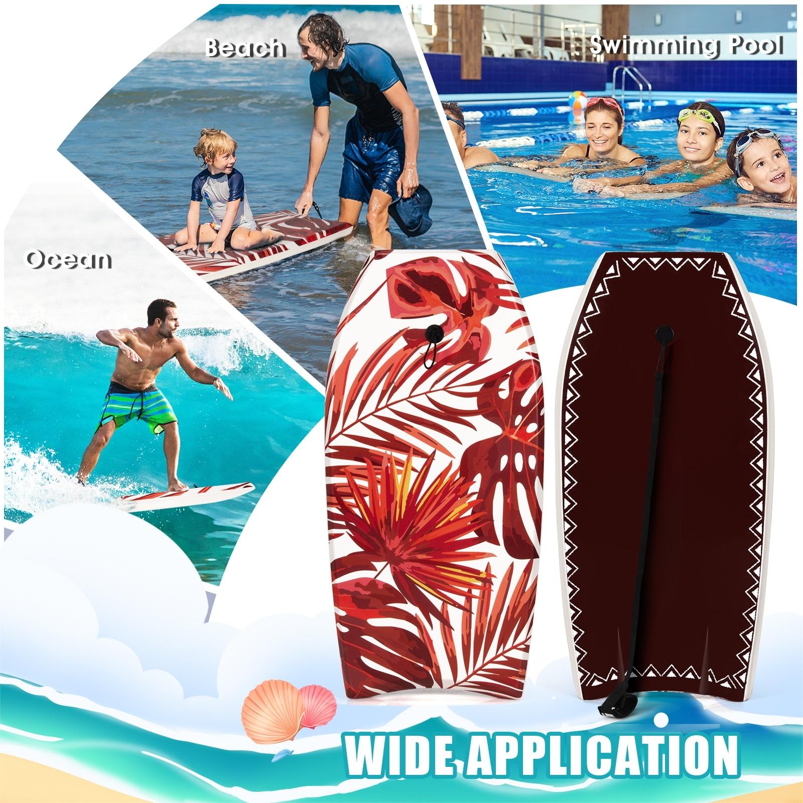 37 Inch Lightweight Surfboard With Fin EPS Core for Kids and Adults-M