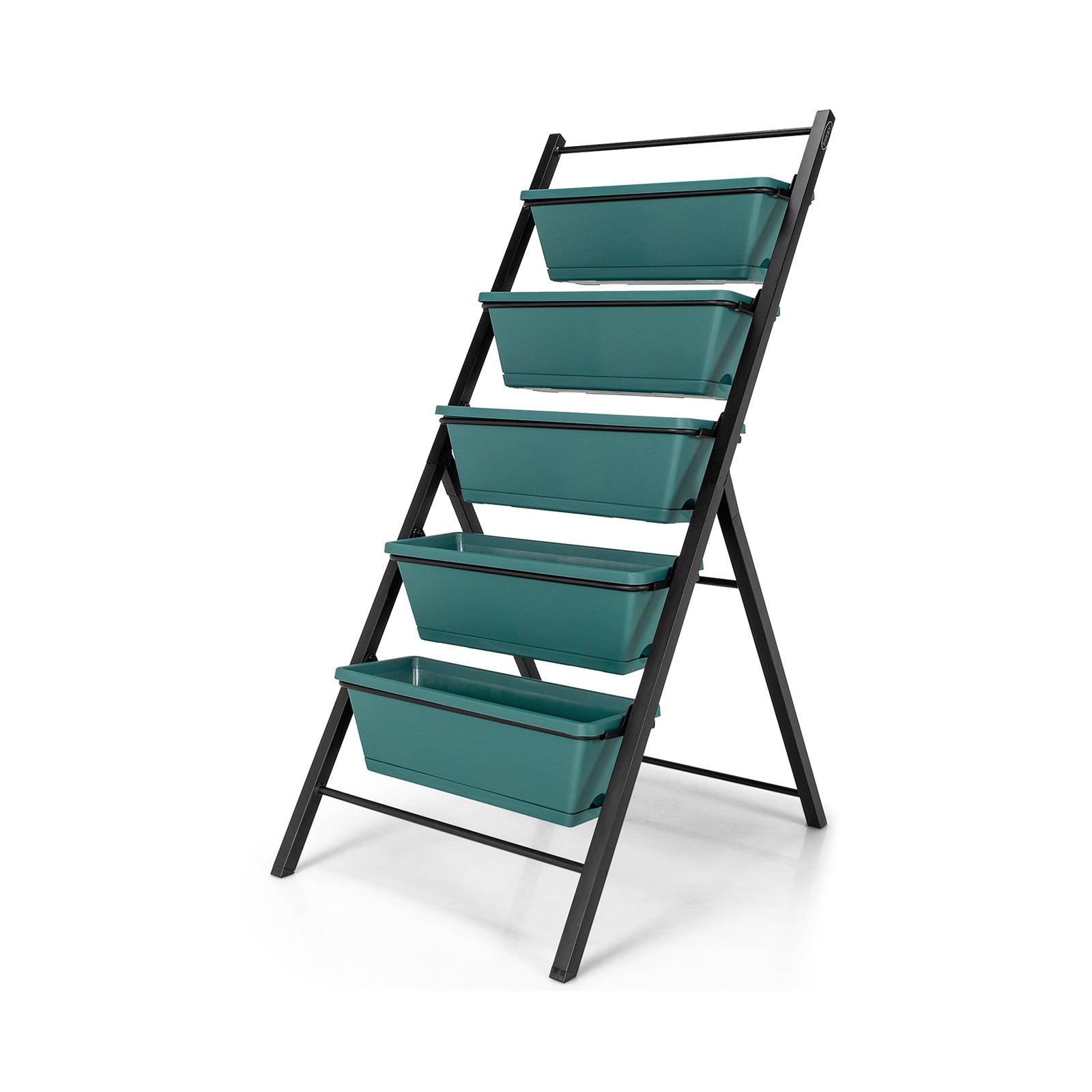 SUGIFT 5-tier Vertical Garden Planter Box Elevated Raised Bed with 5 Container