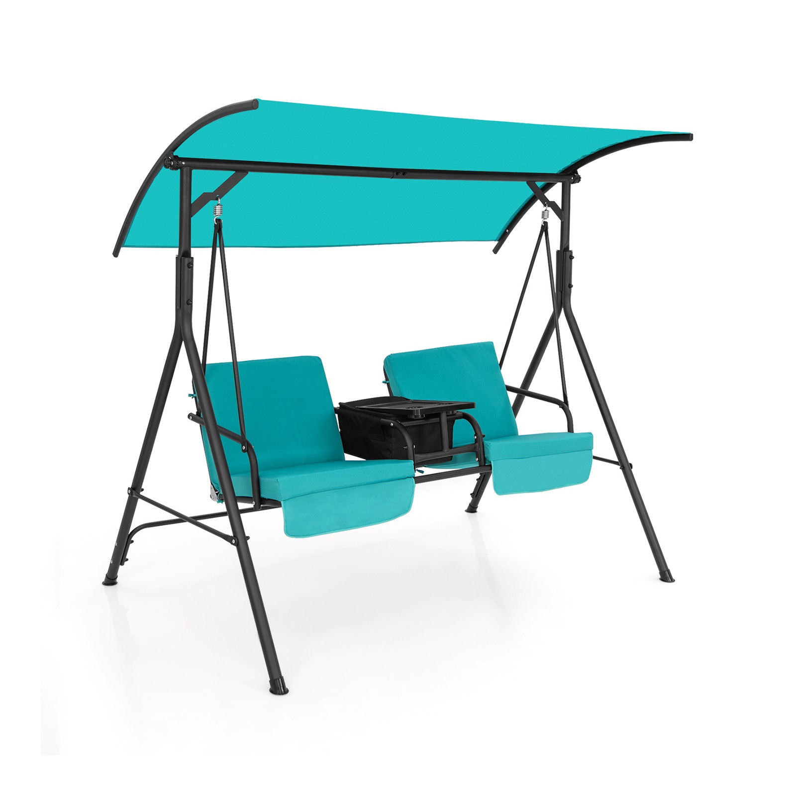 SUGIFT Porch Swing Chair with Adjustable Canopy