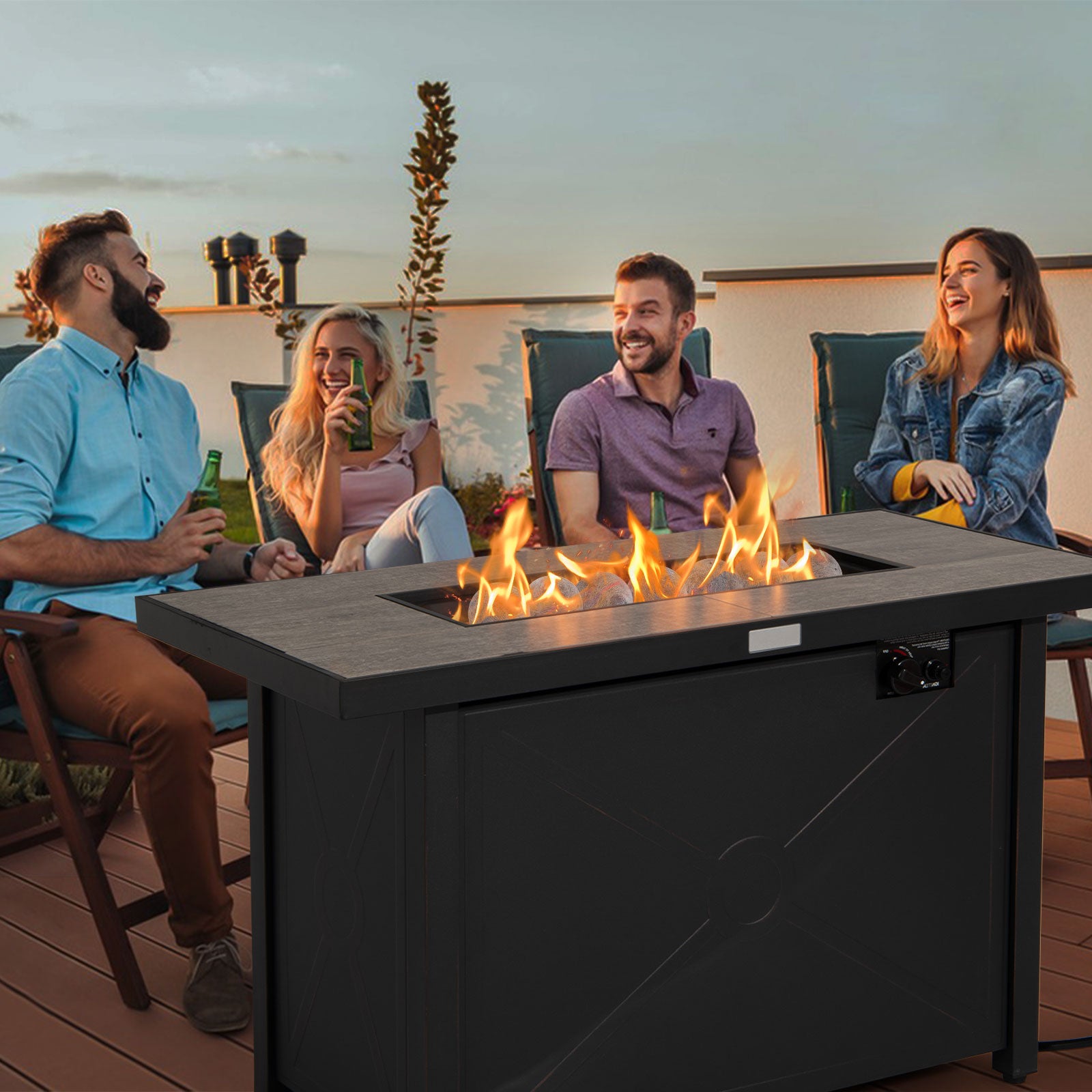 15 Pieces Ceramic Fiber Fire Balls for Outdoor Use