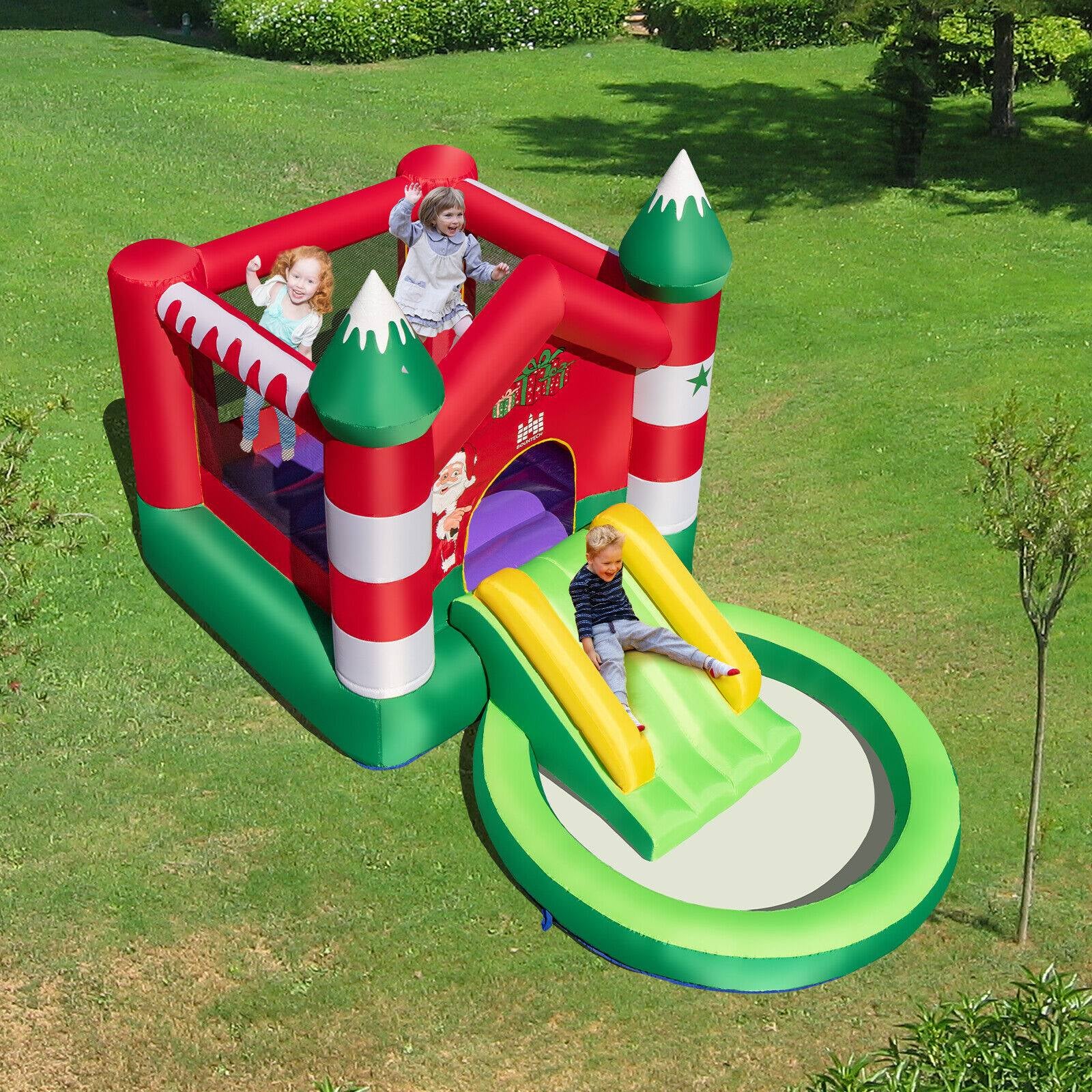 SUGIFT Inflatable Bounce House with Blower for Kids Aged 3-10 Years