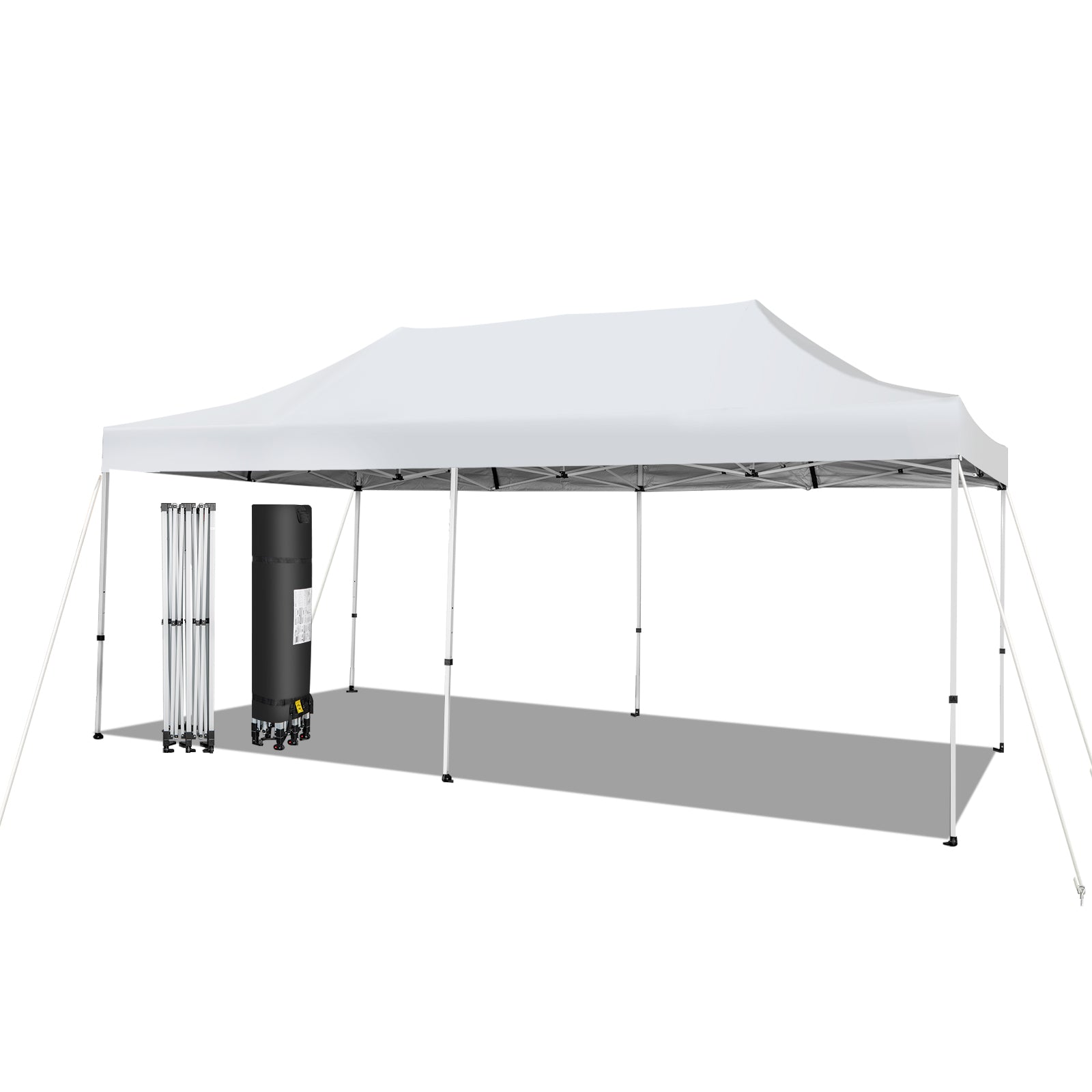 10 x 20 Feet Outdoor Pop-Up Patio Folding Canopy Tent