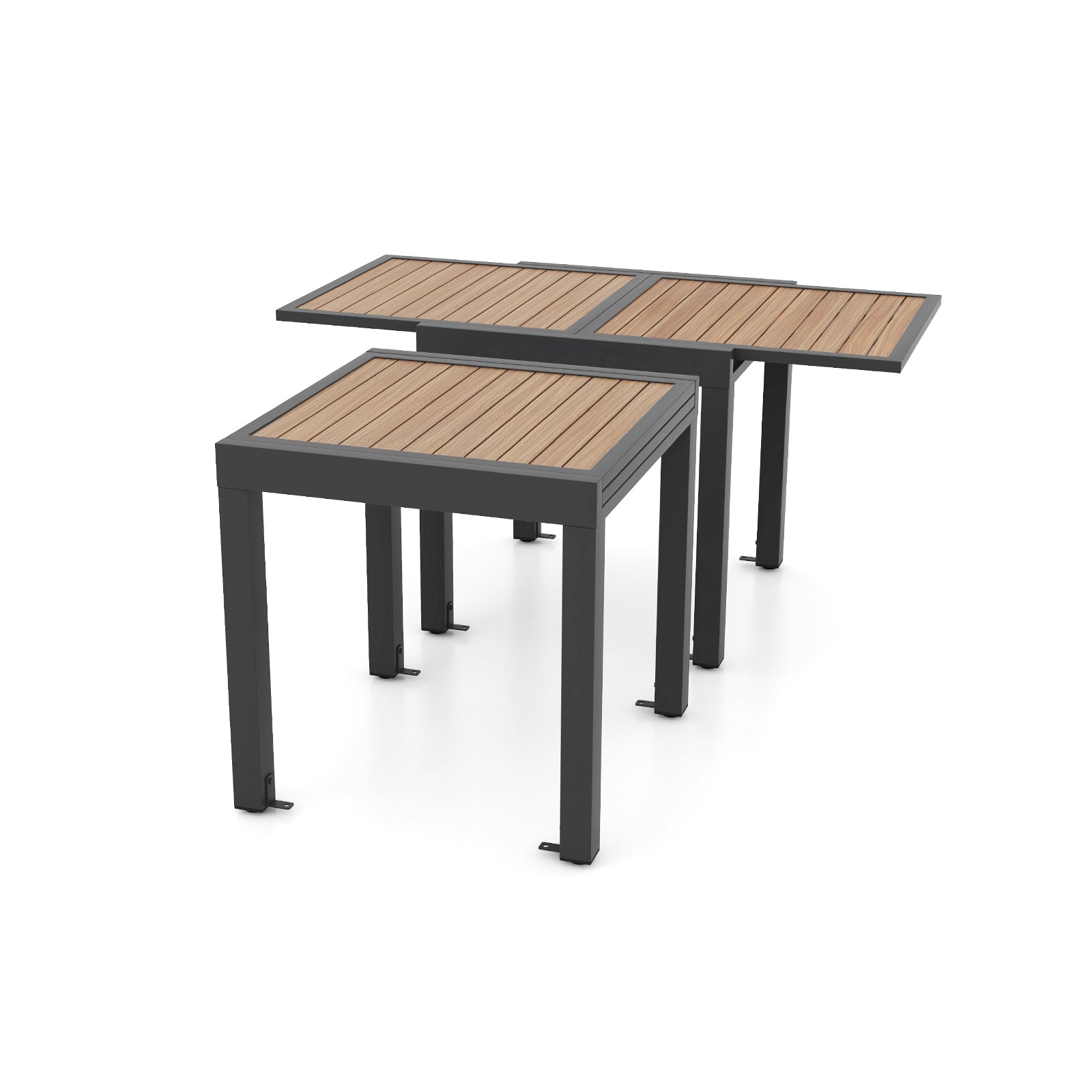 31.5-63 Inches Extendable Patio Table for 4-6 People