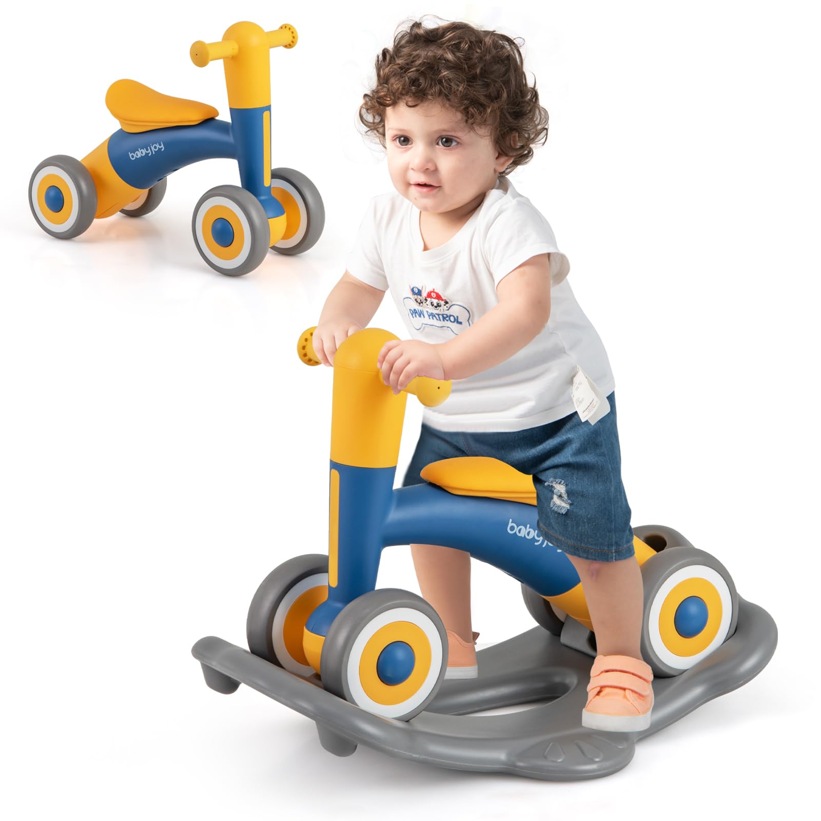 3 in 1 Rocking Horse with Detachable Balance Board and Seat