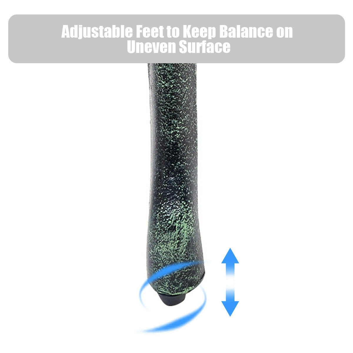 SUGIFT Aluminum Patio Outdoor Garden Bench Chair Loveseat Cast