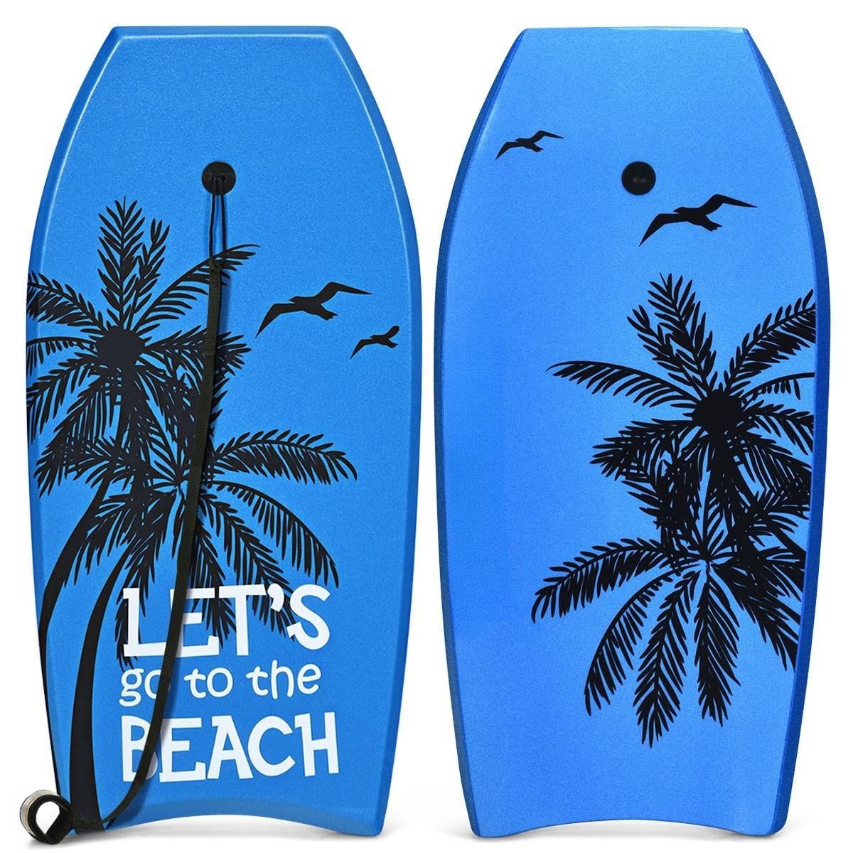 Super Lightweight Bodyboard Surfing with Leash EPS Core Boarding-L