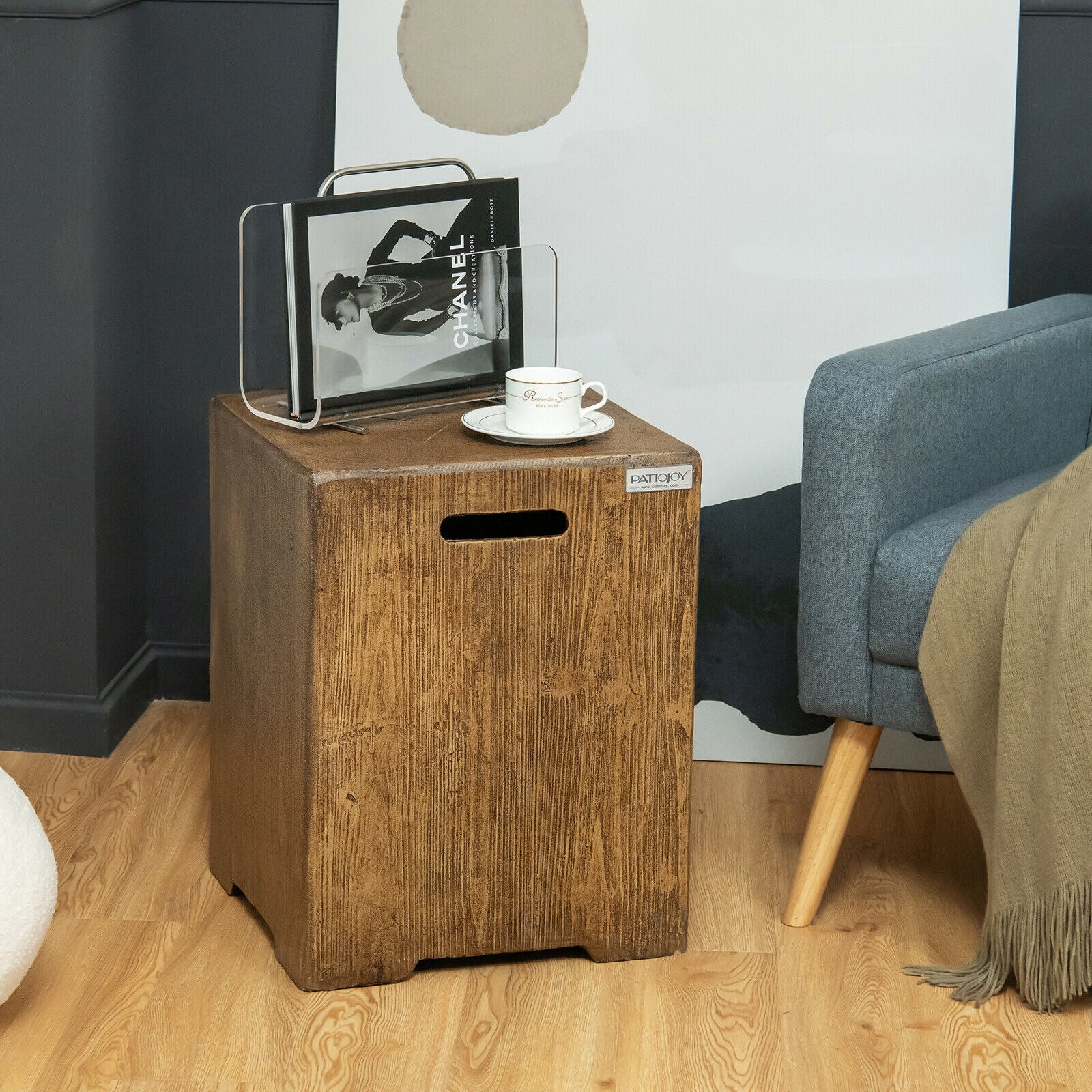 16 Inch Outdoor Hideaway Table Cover for Standard 20 LBS Propane Tank