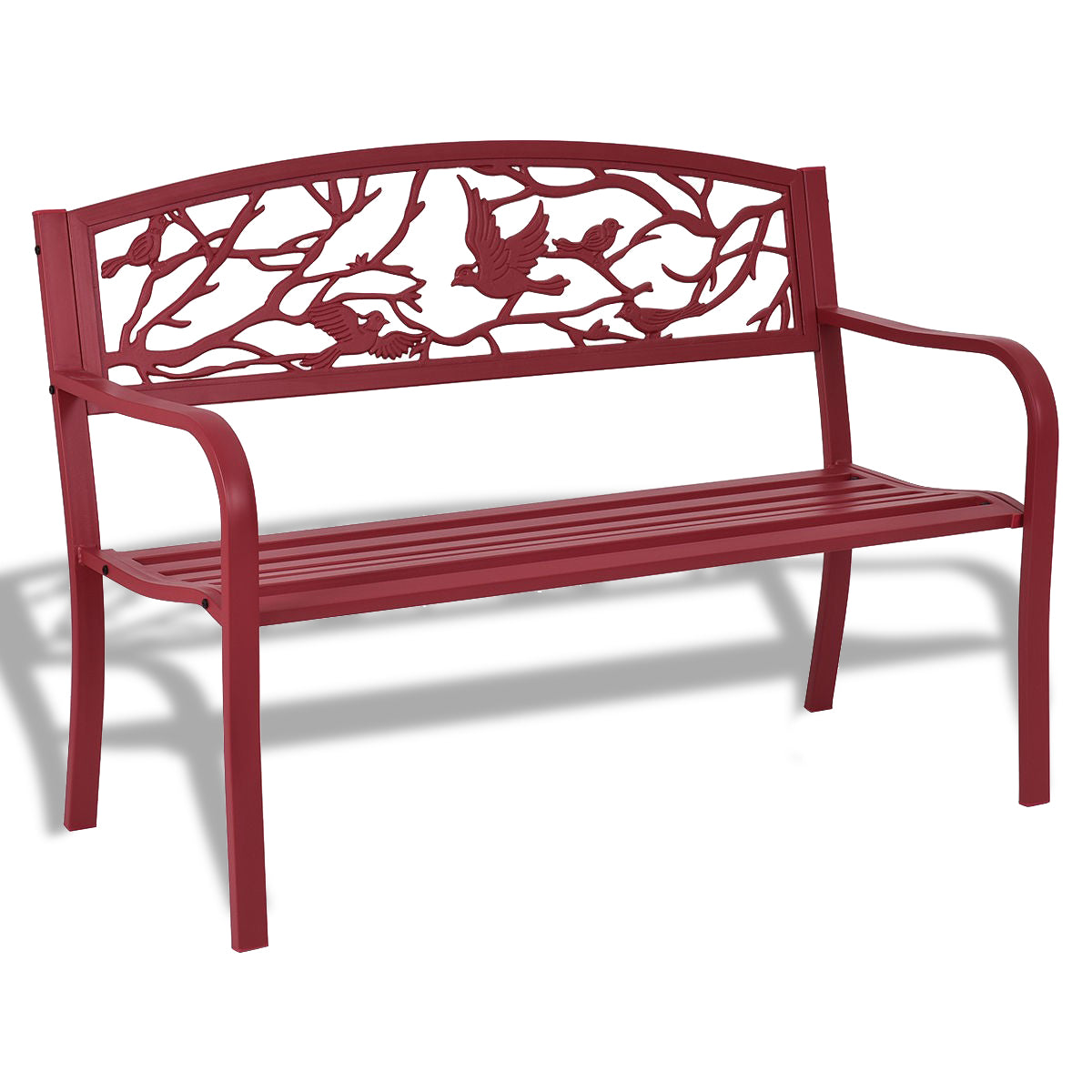 SUGIFT Patio Garden Bench Park Yard Outdoor Furniture