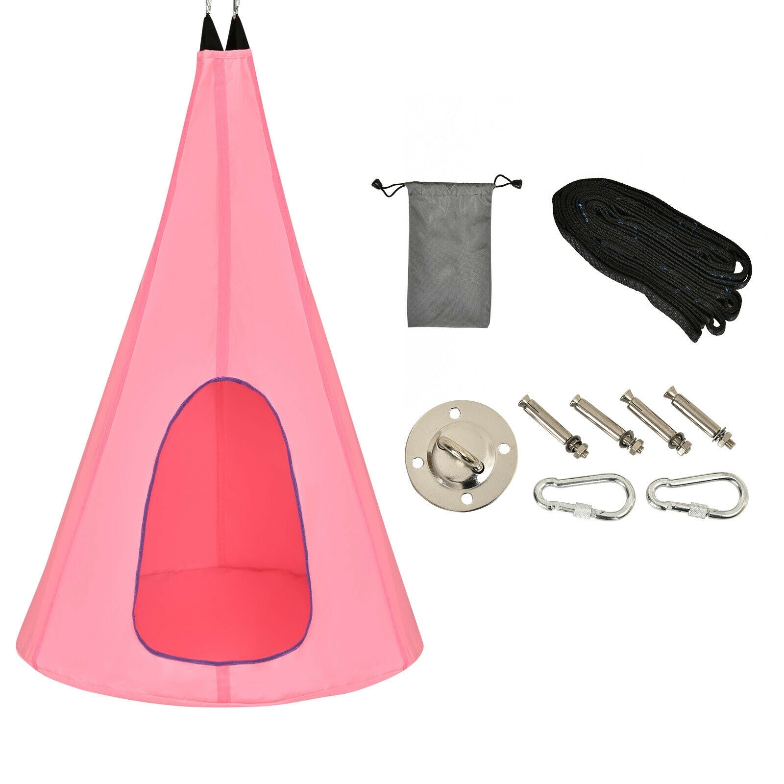 32 Inch Kids Nest Swing Chair Hanging Hammock Seat for Indoor and Outdoor