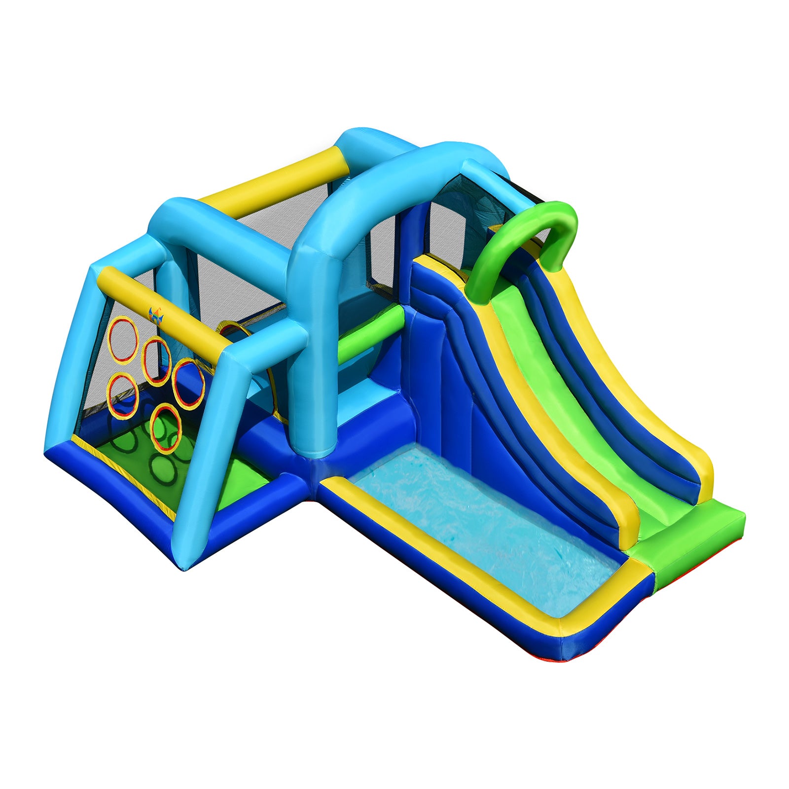 SUGIFT 5-in-1 Kids Inflatable Climbing Bounce House without Blower