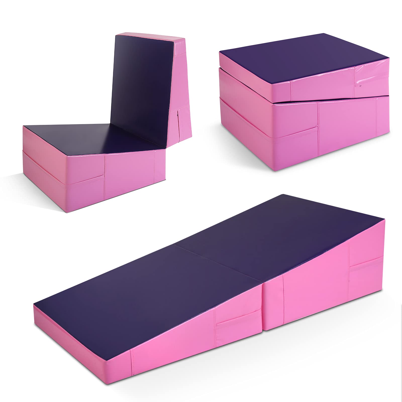 Tumbling Incline Gymnastics Exercise Folding Wedge Ramp Mat