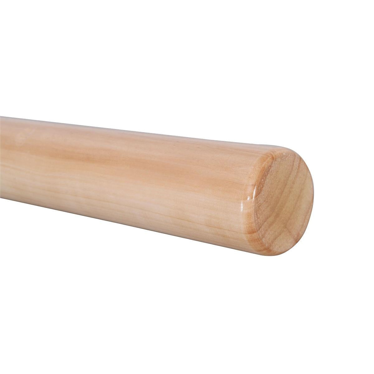 2 Pieces 34 Inch Natural Wooden Baseball Bat and 2 Pieces 9 Inch Baseball