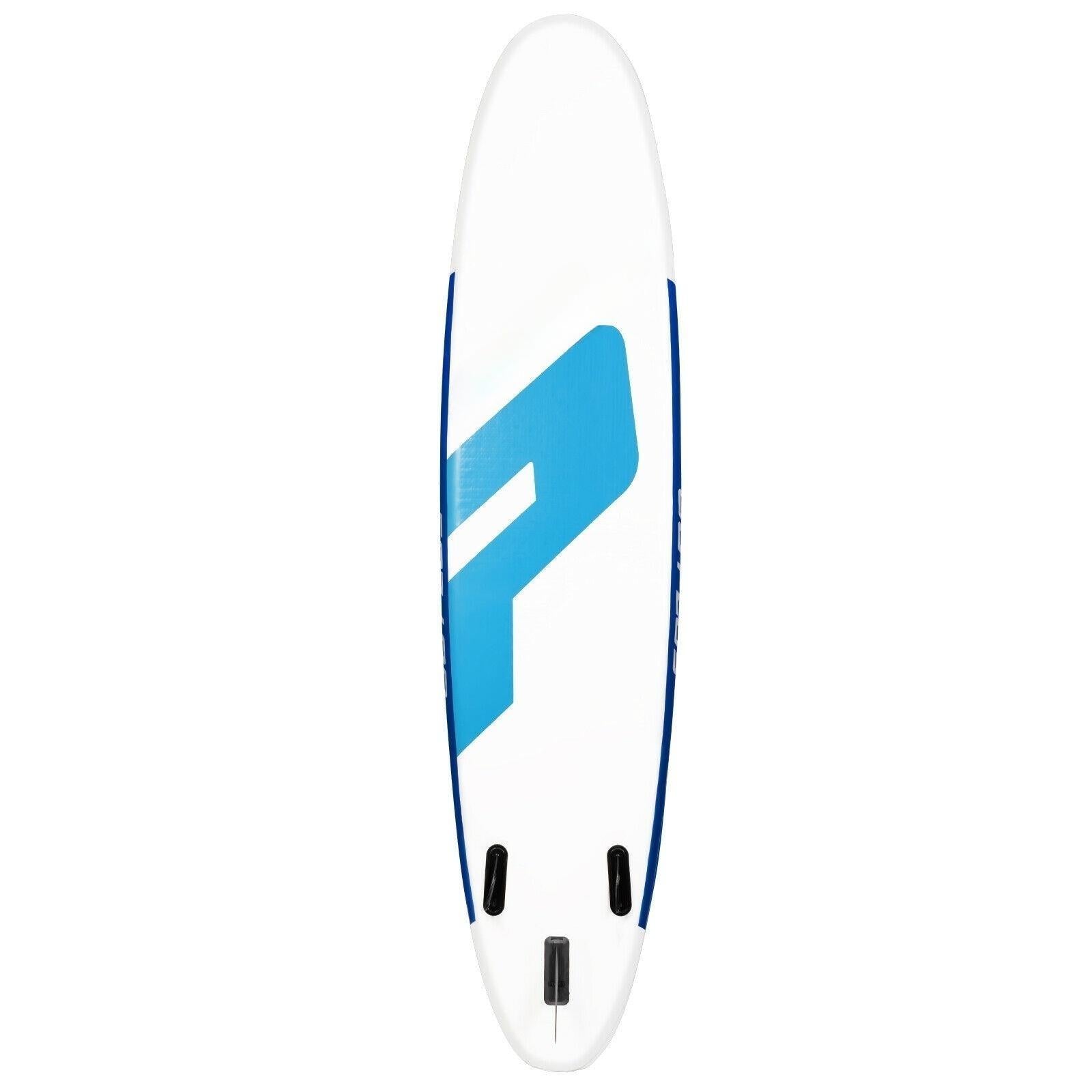 11 Feet Inflatable Stand Up Paddle Board with Aluminum Paddle-Blue