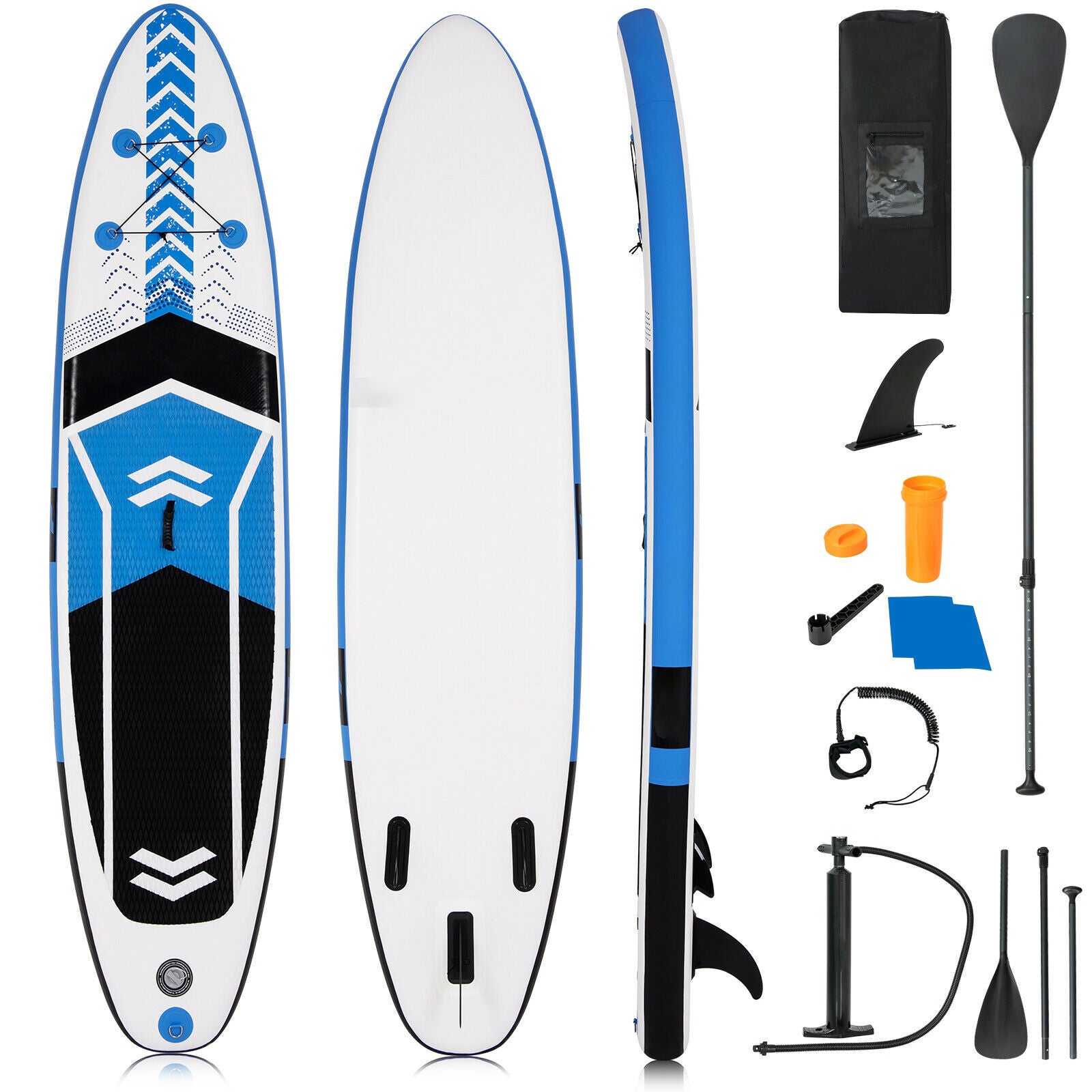 10.5 Feet Stand Up Paddle Board with Carrying Bag and Aluminum Paddle