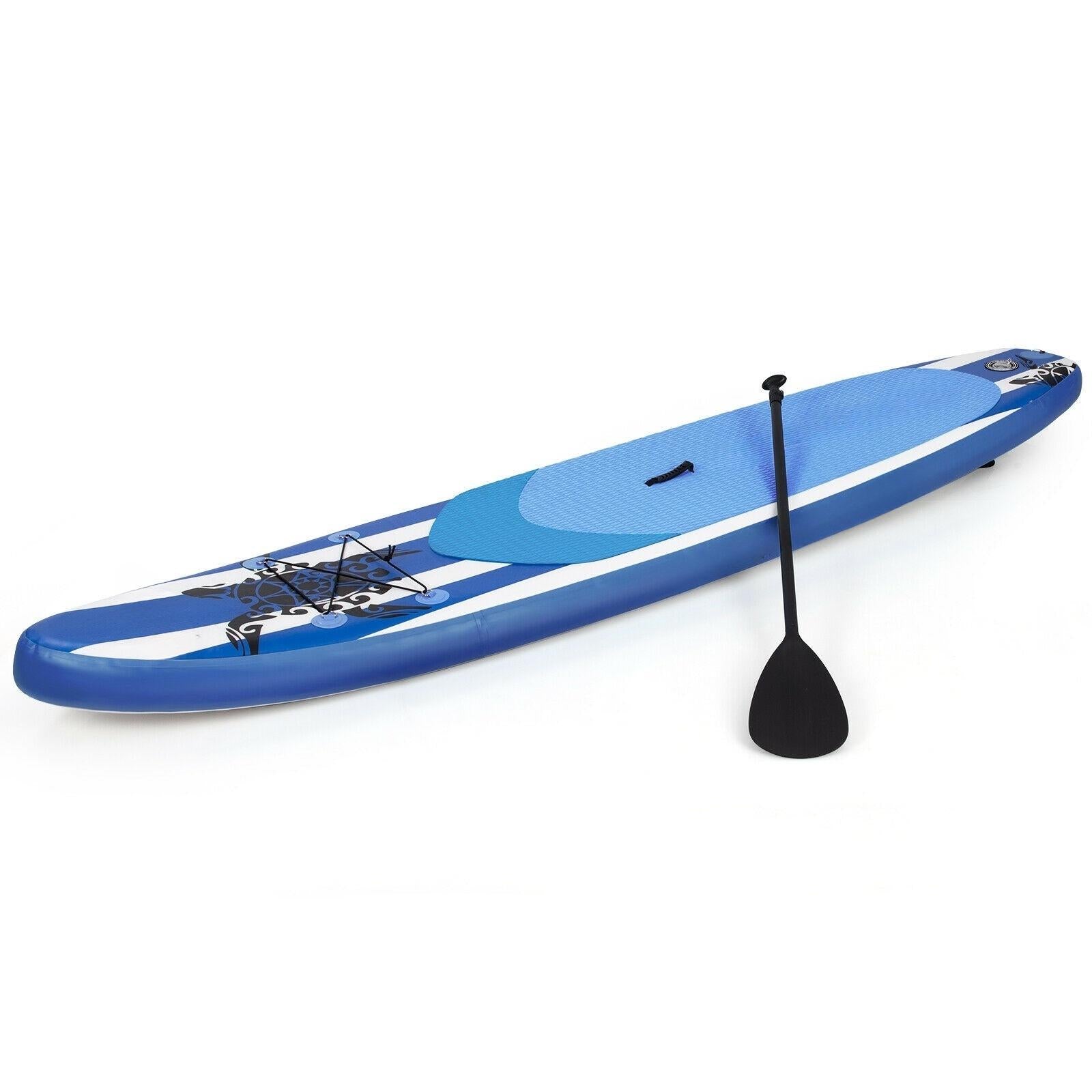 11 Feet Inflatable Adjustable Paddle Board with Carry Bag