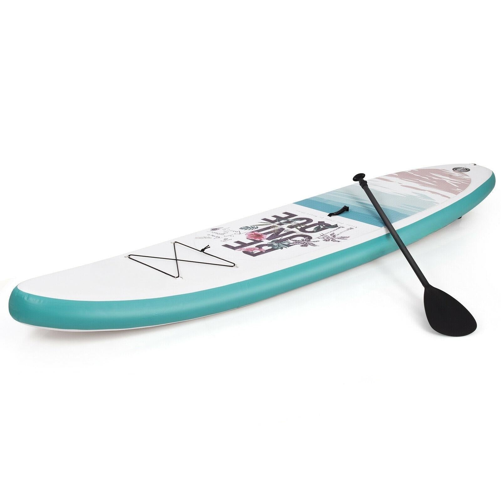 10.5 ft Inflatable Stand Up Paddle Board Surfboard with Aluminum Paddle Pump-11 ft