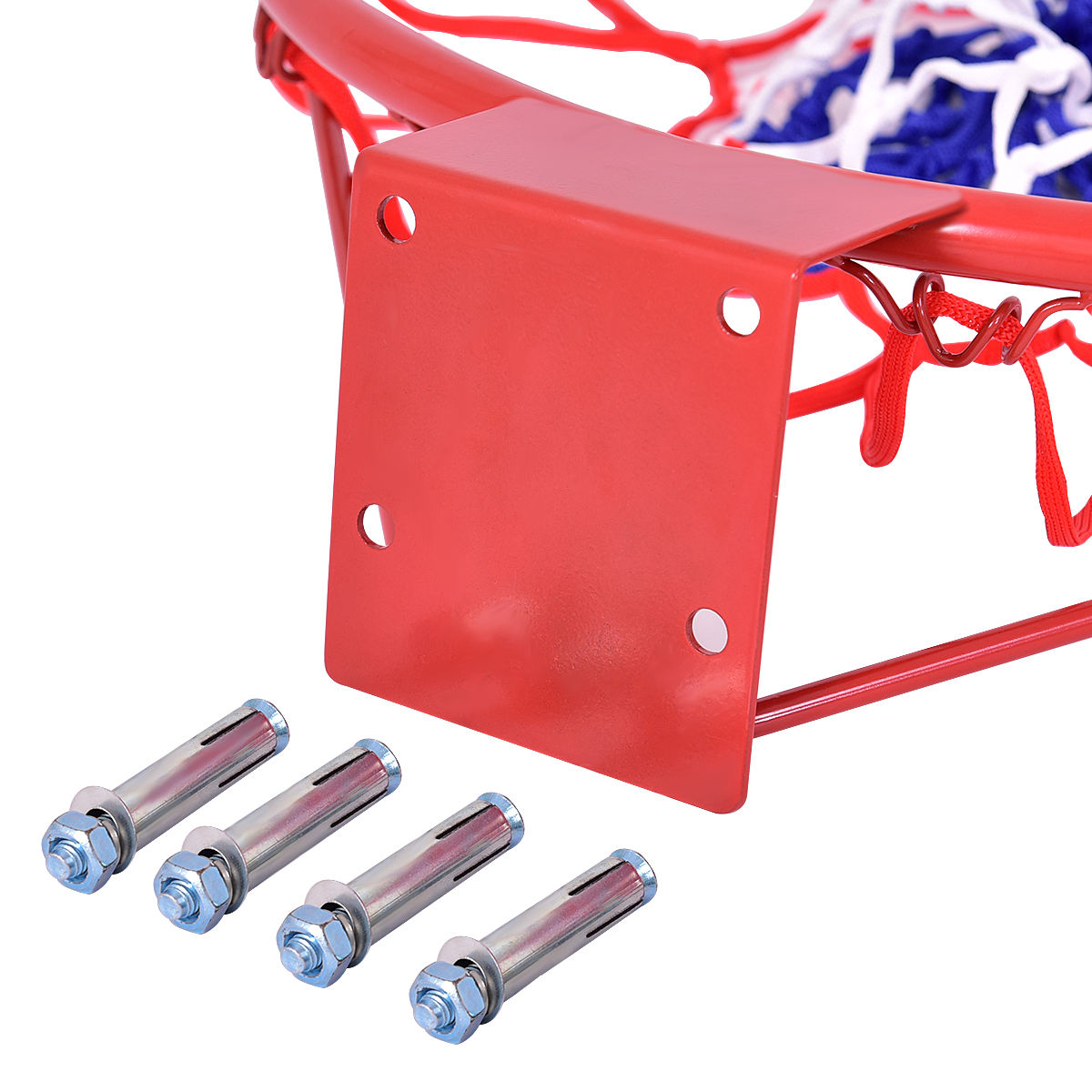 18 Inch Replacement Basketball Rim with All-Weather Net