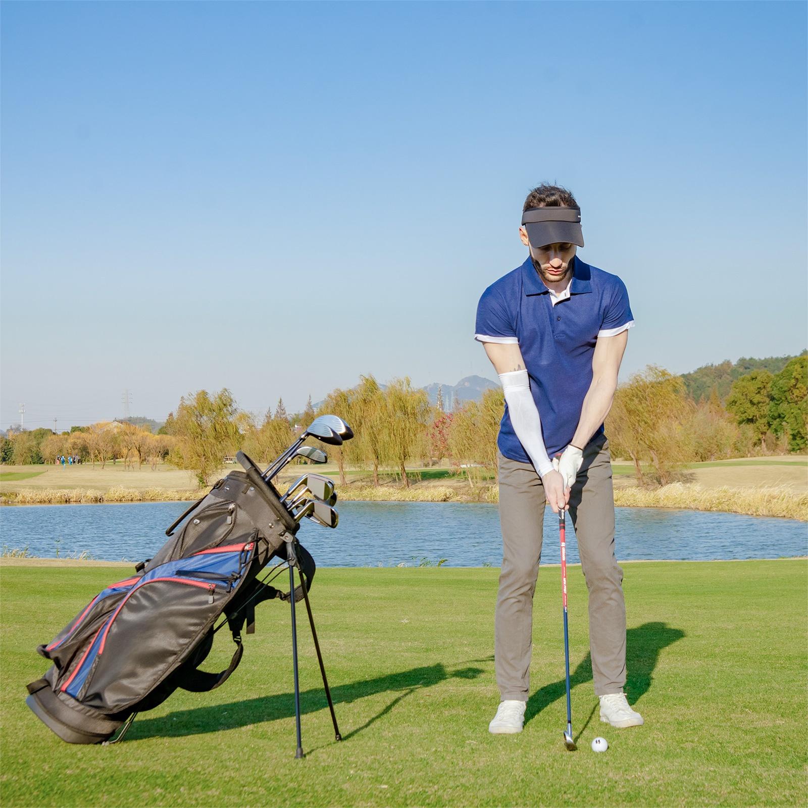 11 Pieces Complete Golf Club Package Set-Blue