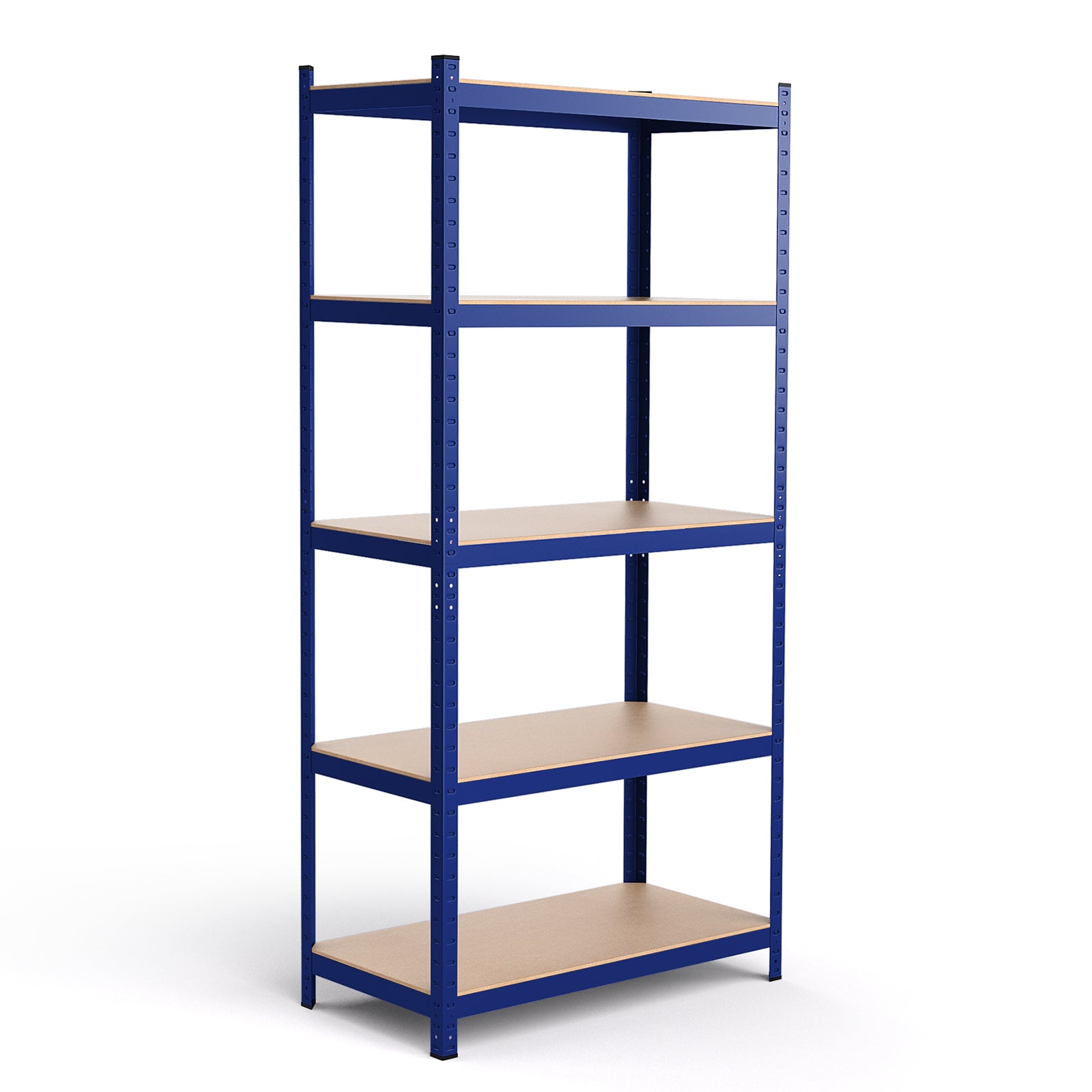 35.5 x 71 Inch Adjustable 5-Layer 2000 lbs Capacity Tool Shelf-Blue