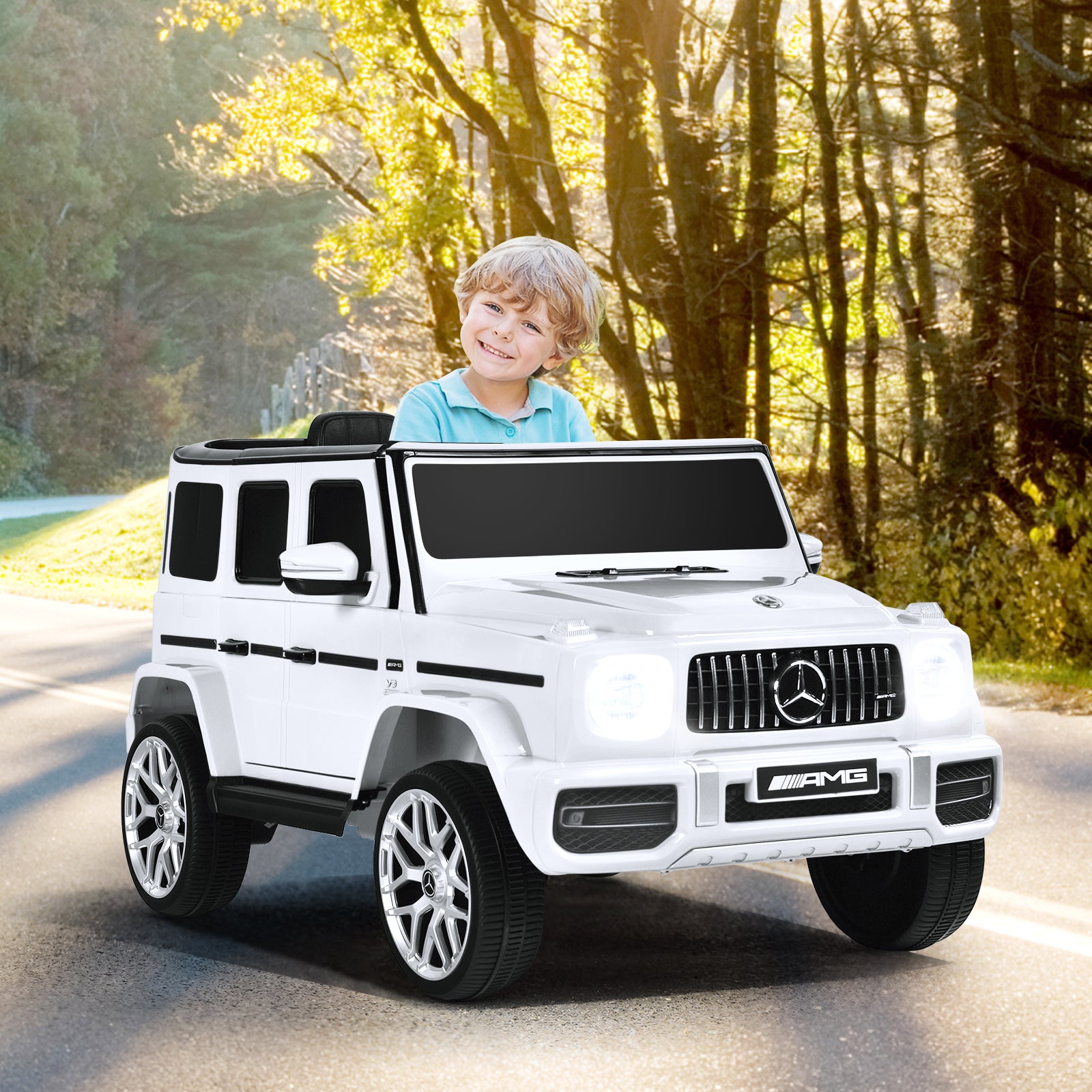 12V Mercedes-Benz G63 Licensed Kids Ride On Car with Remote Control
