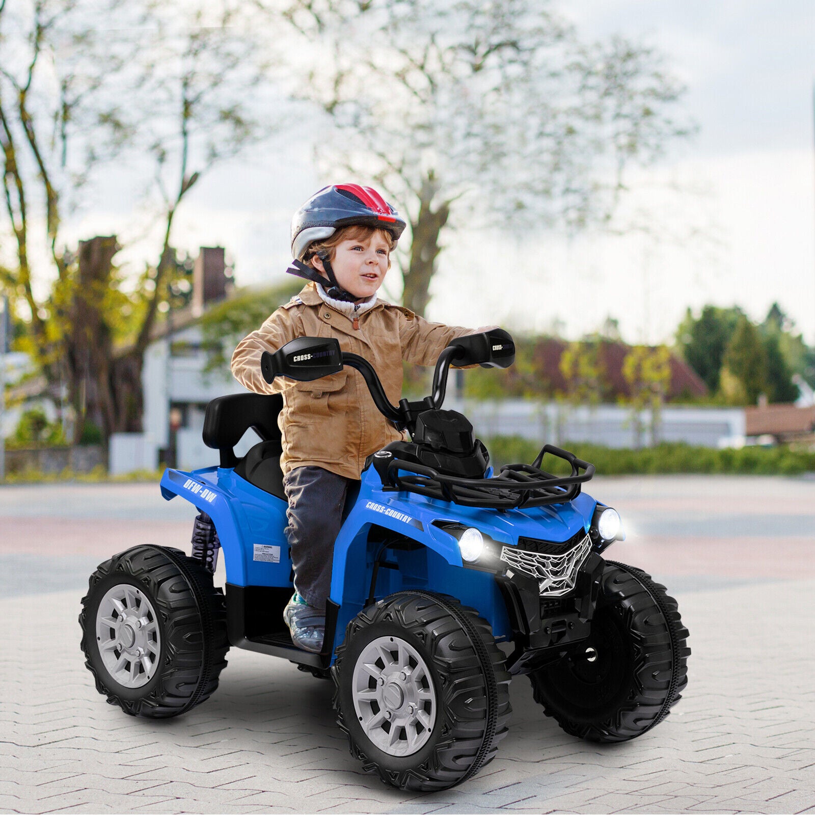 12V Kids Ride On ATV 4 Wheeler with MP3 and Headlights