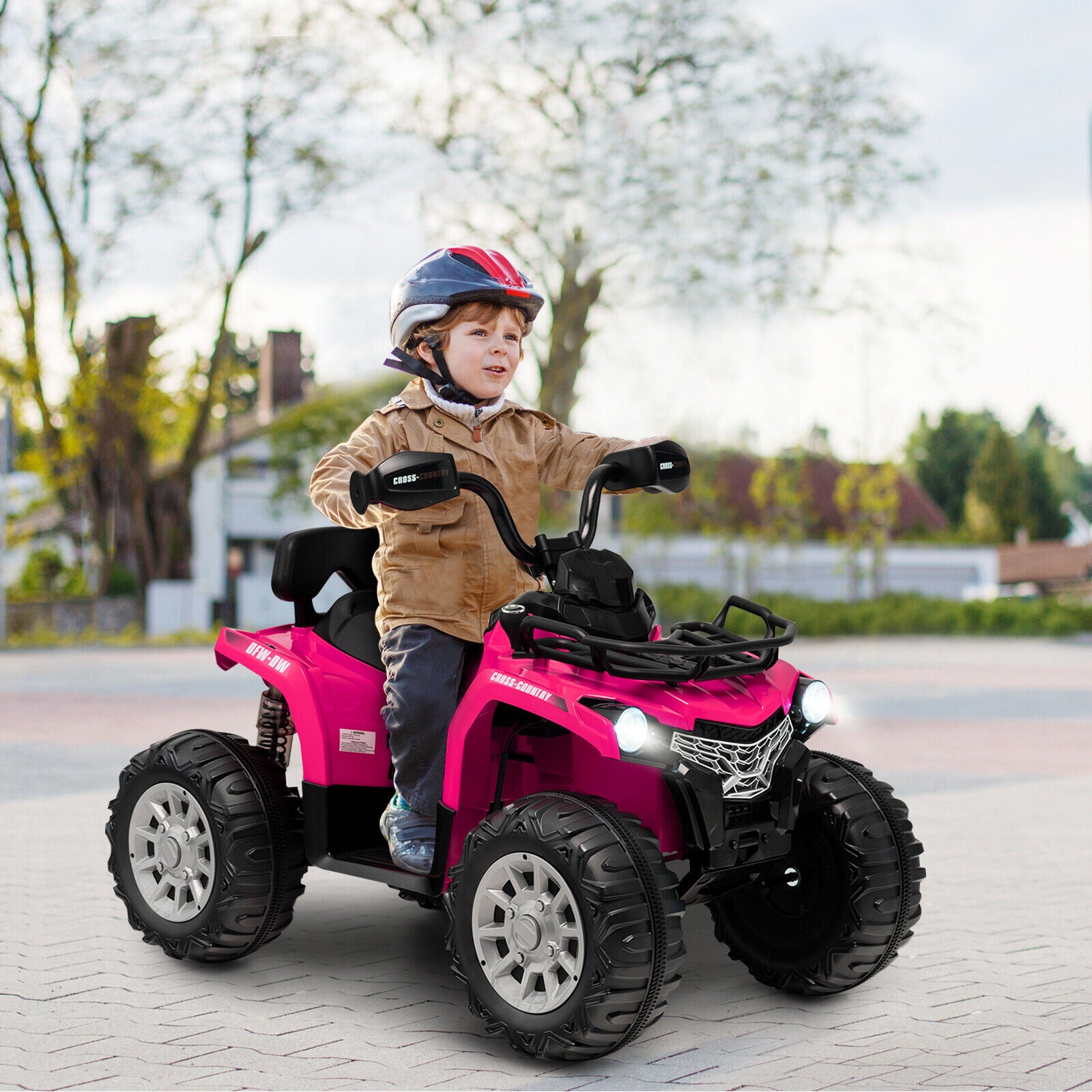 12V Kids Ride On ATV 4 Wheeler with MP3 and Headlights