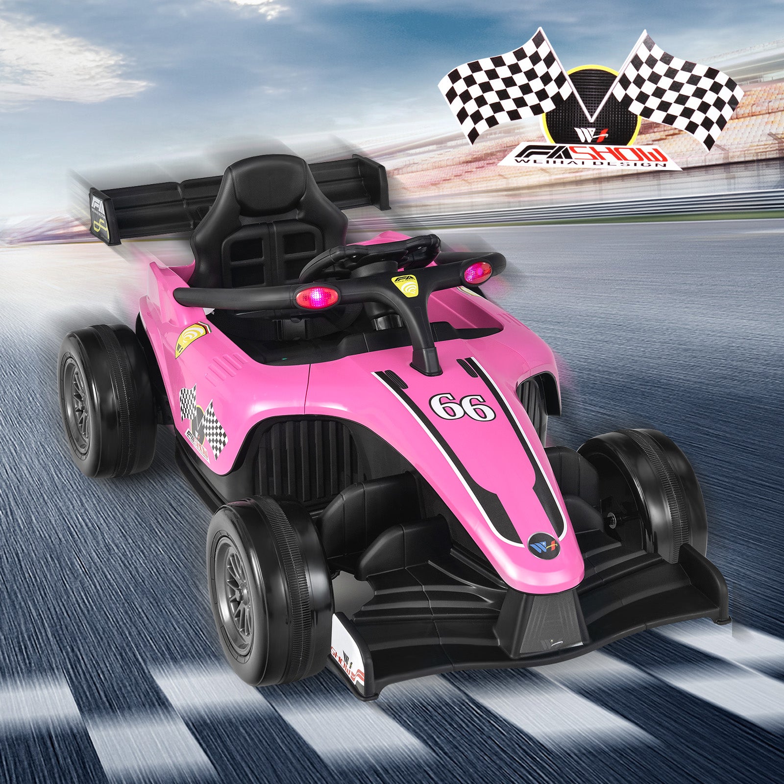 12V Kids Ride on Electric Formula Racing Car with Remote Control